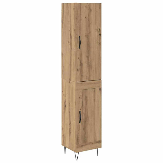 vidaXL Highboard Artisan Oak 34,5 x 34 x 90 εκ. Επεξεργασμένο ξύλο