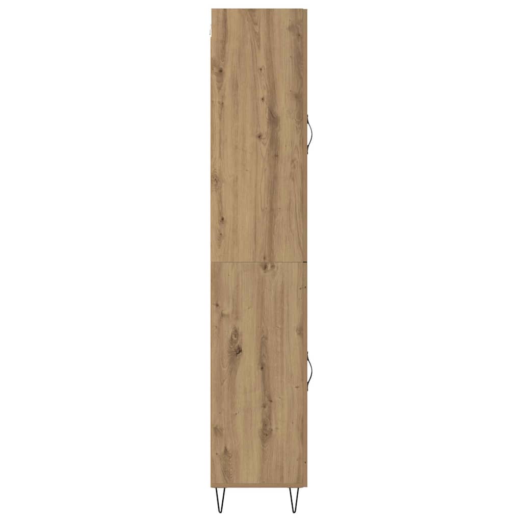vidaXL Highboard Artisan Oak 34,5 x 34 x 90 εκ. Επεξεργασμένο ξύλο