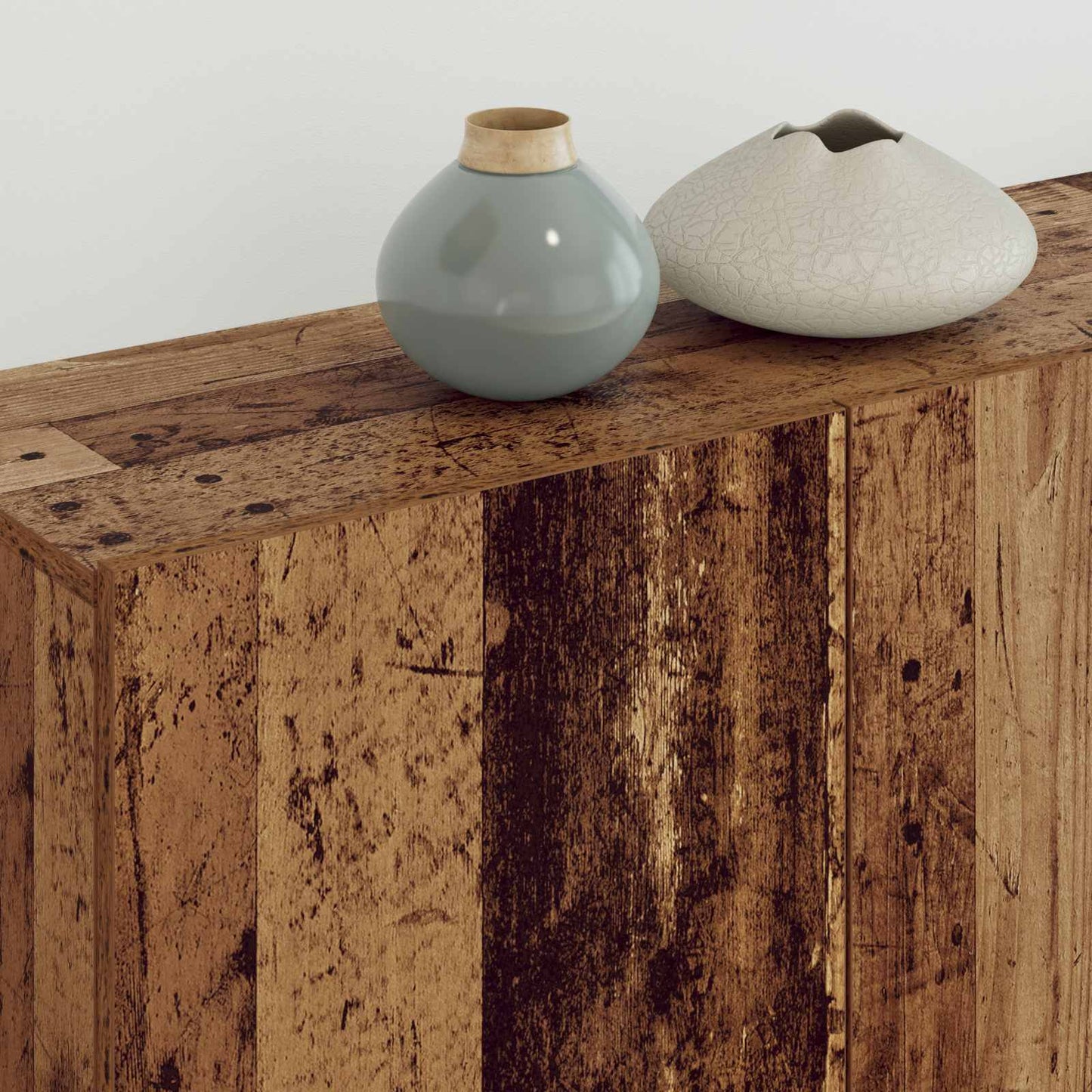 vidaXL Ντουλάπι TV Επιτοίχιο 4 pcs Παλιό Ξύλο Επεξεργασμένο ξύλο