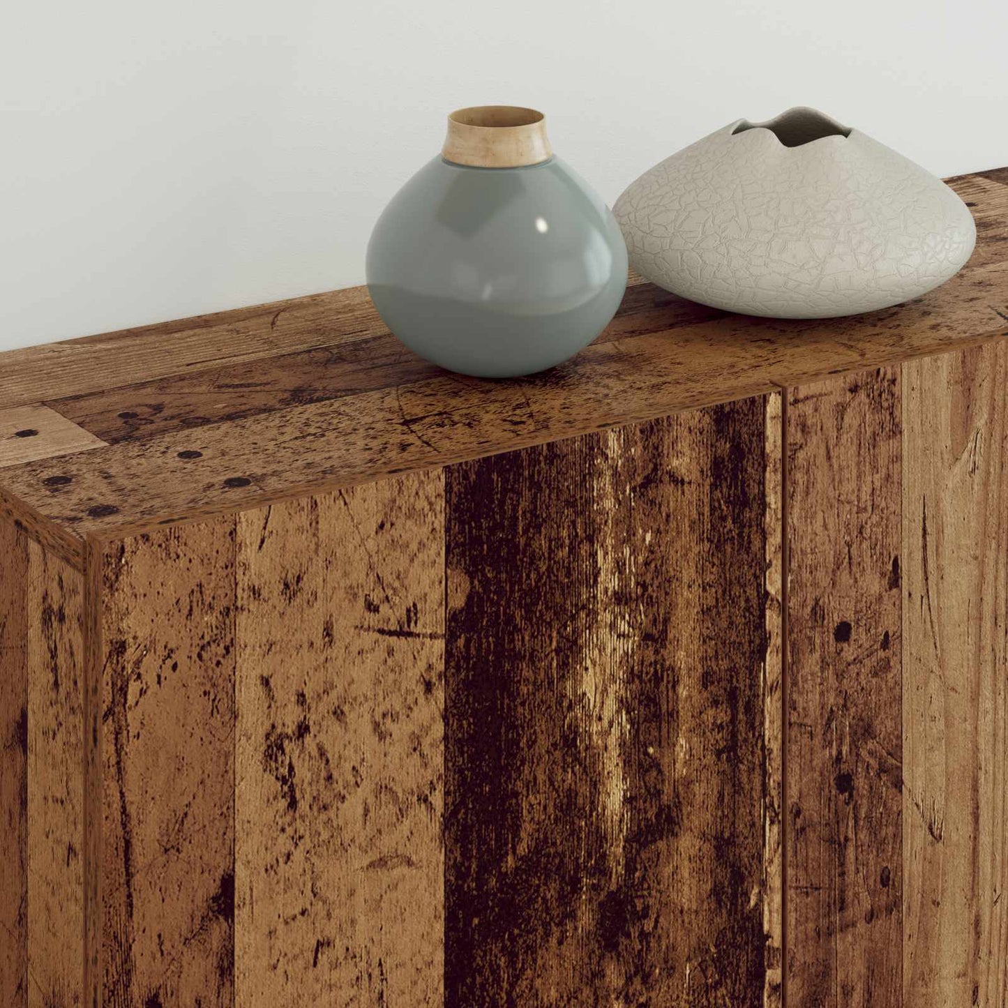 vidaXL Μονάδα Τοίχου Τηλεόρασης 5 pcs Παλιό Ξύλο Επεξεργασμένο ξύλο