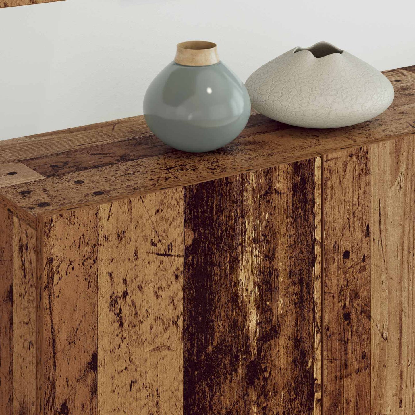 vidaXL Μονάδα Τοίχου Τηλεόρασης 5 pcs Παλιό Ξύλο Επεξεργασμένο ξύλο