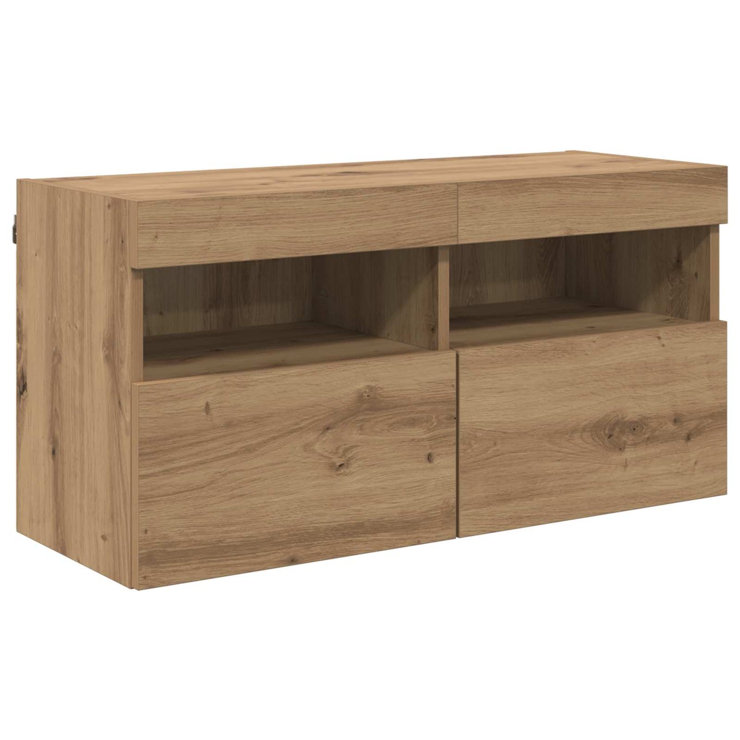 vidaXL Σετ τοίχου για τηλεόραση 7 pcs Artisan Oak Επεξεργασμένο ξύλο