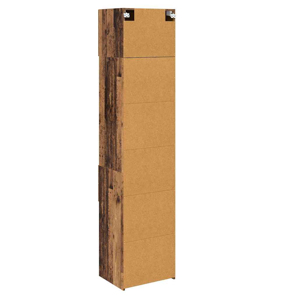 vidaXL Highboard Παλιό Ξύλο 50 x 42,5 x 225 εκ Επεξεργασμένο ξύλο