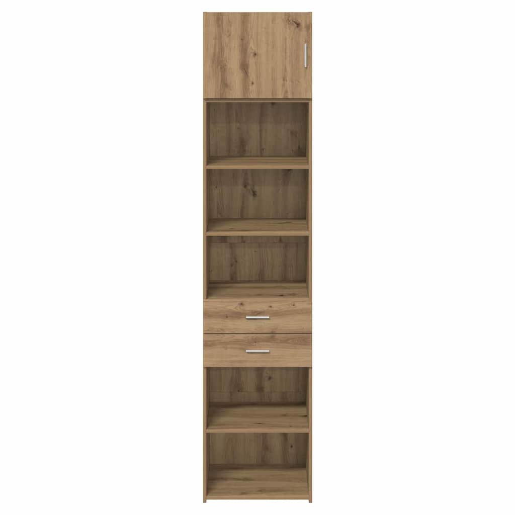 vidaXL Highboard Artisan Oak 50 x 42,5 x 225 εκ Επεξεργασμένο ξύλο