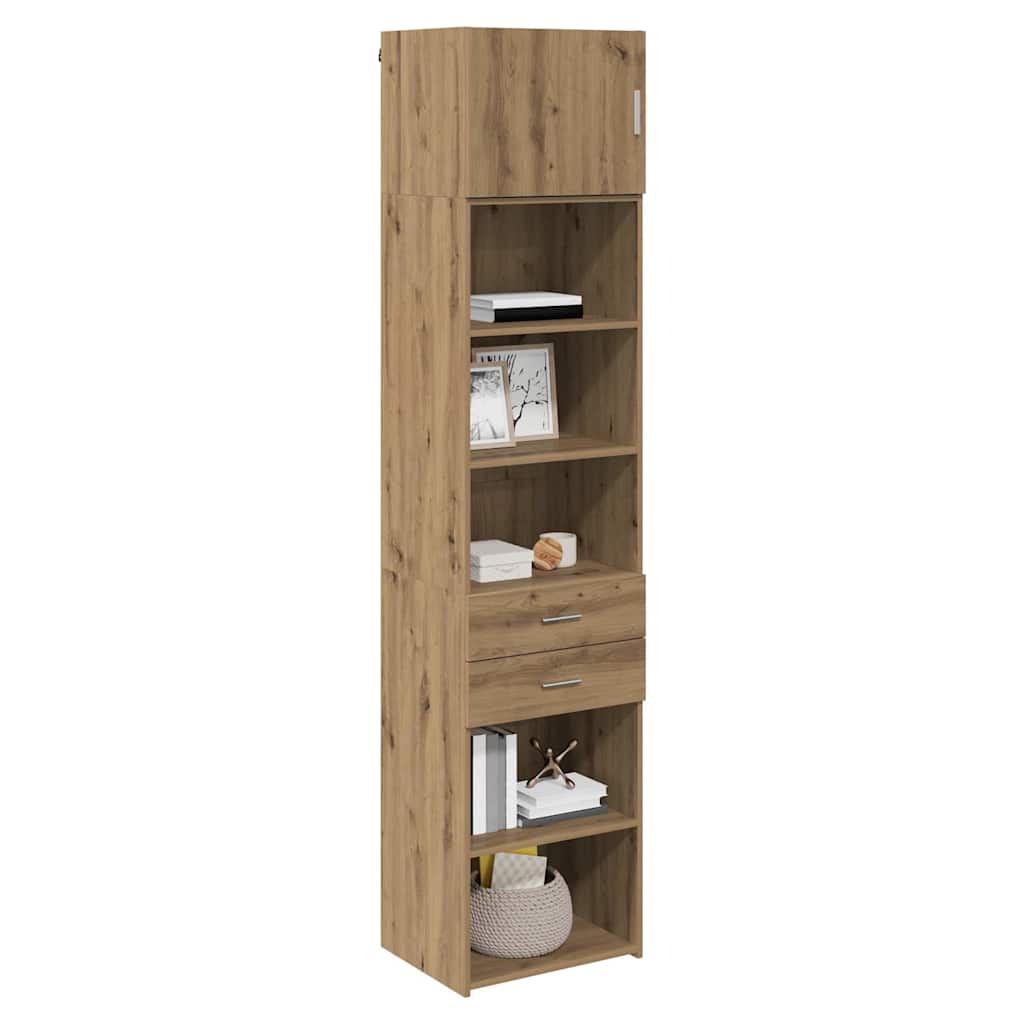 vidaXL Highboard Artisan Oak 50 x 42,5 x 225 εκ Επεξεργασμένο ξύλο