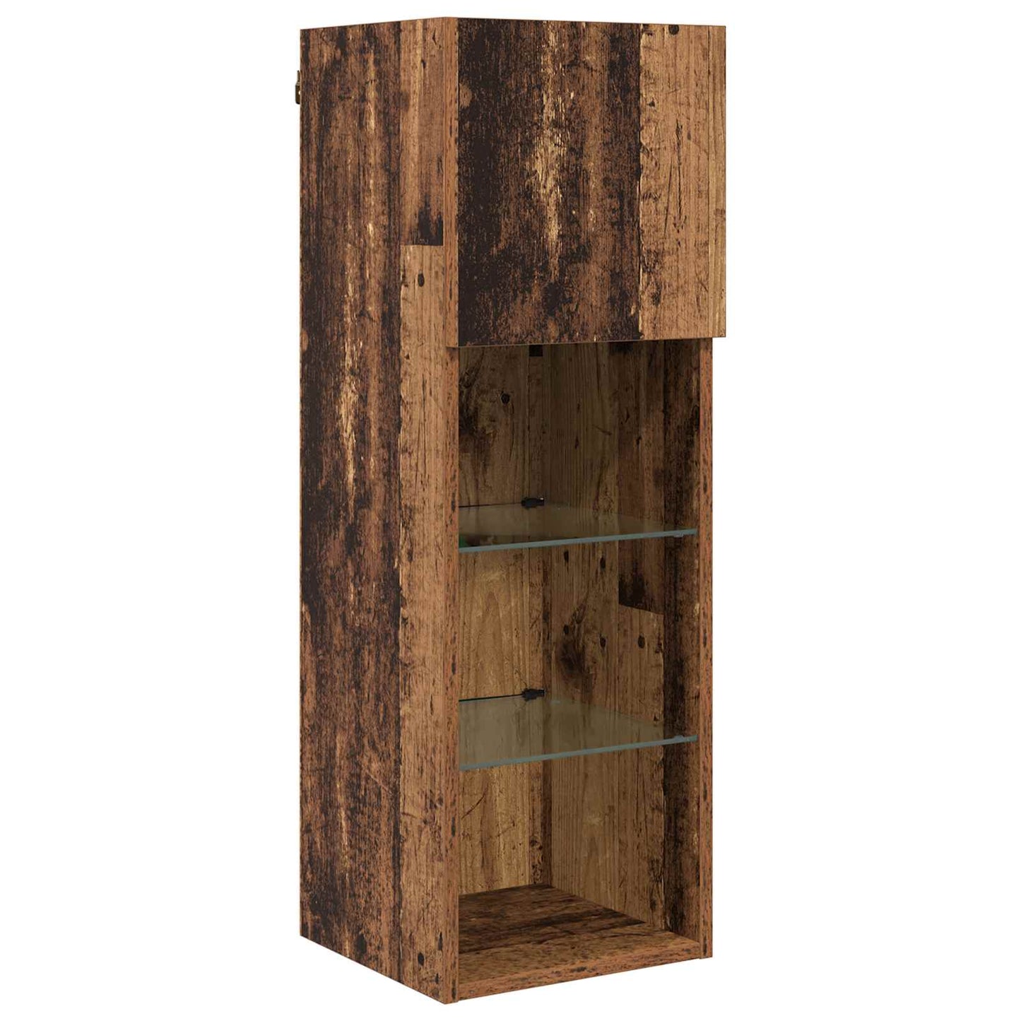 vidaXL Μονάδα Τοίχου Τηλεόρασης 6 pcs Παλιό Ξύλο Επεξεργασμένο ξύλο