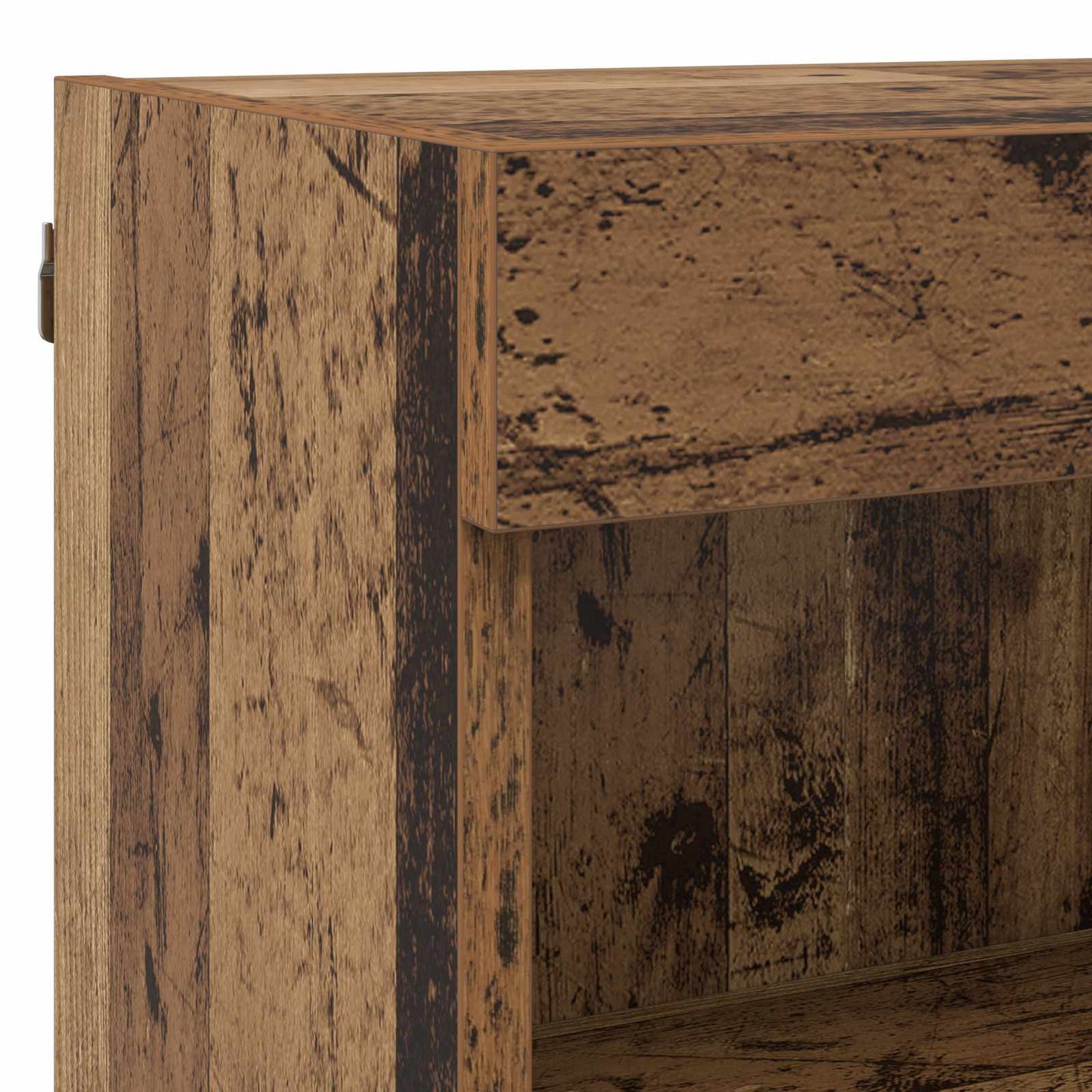 Μονάδες Τοίχου ΤV με LED 5 pcs Παλιό Ξύλο Επεξεργασμένο ξύλο