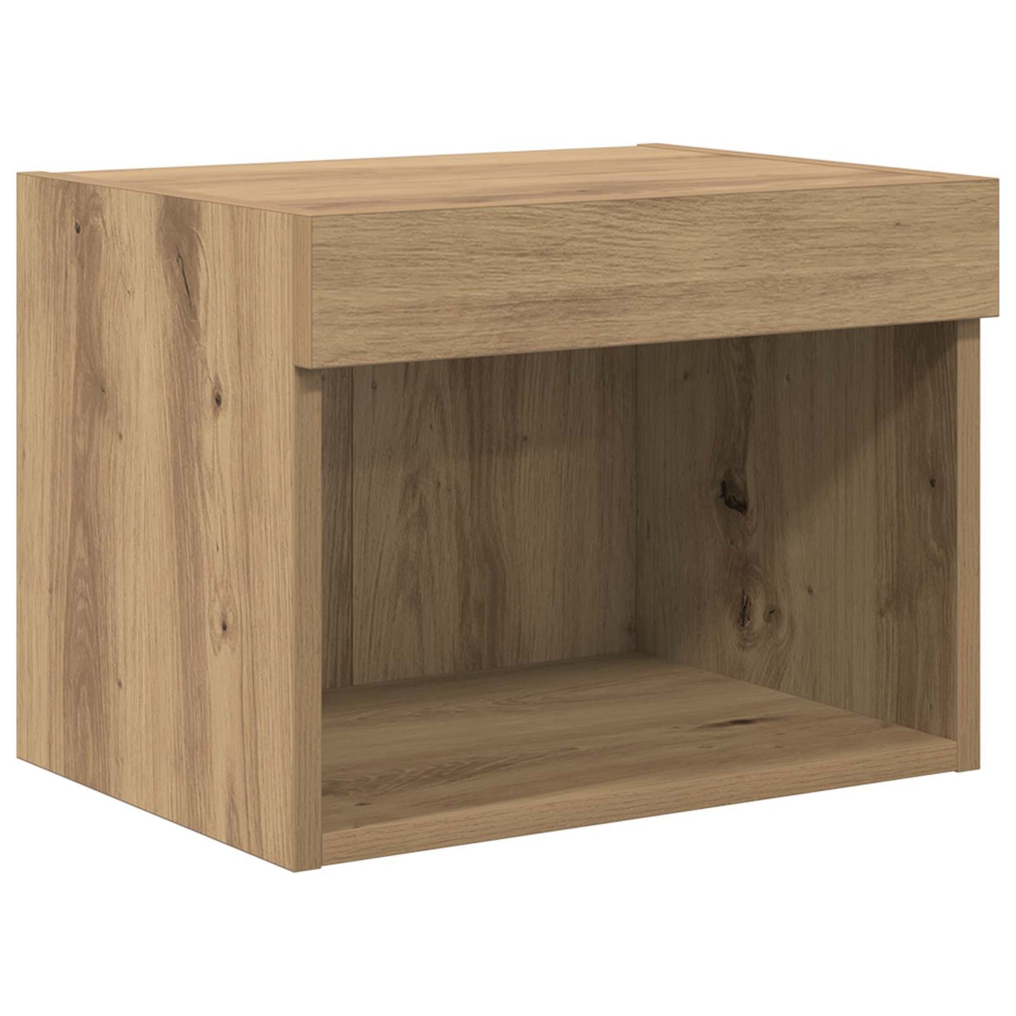 vidaXL Μονάδες Τοίχου ΤV με LED 5 τμχ. Artisan Oak Επεξεργασμένο Ξύλο