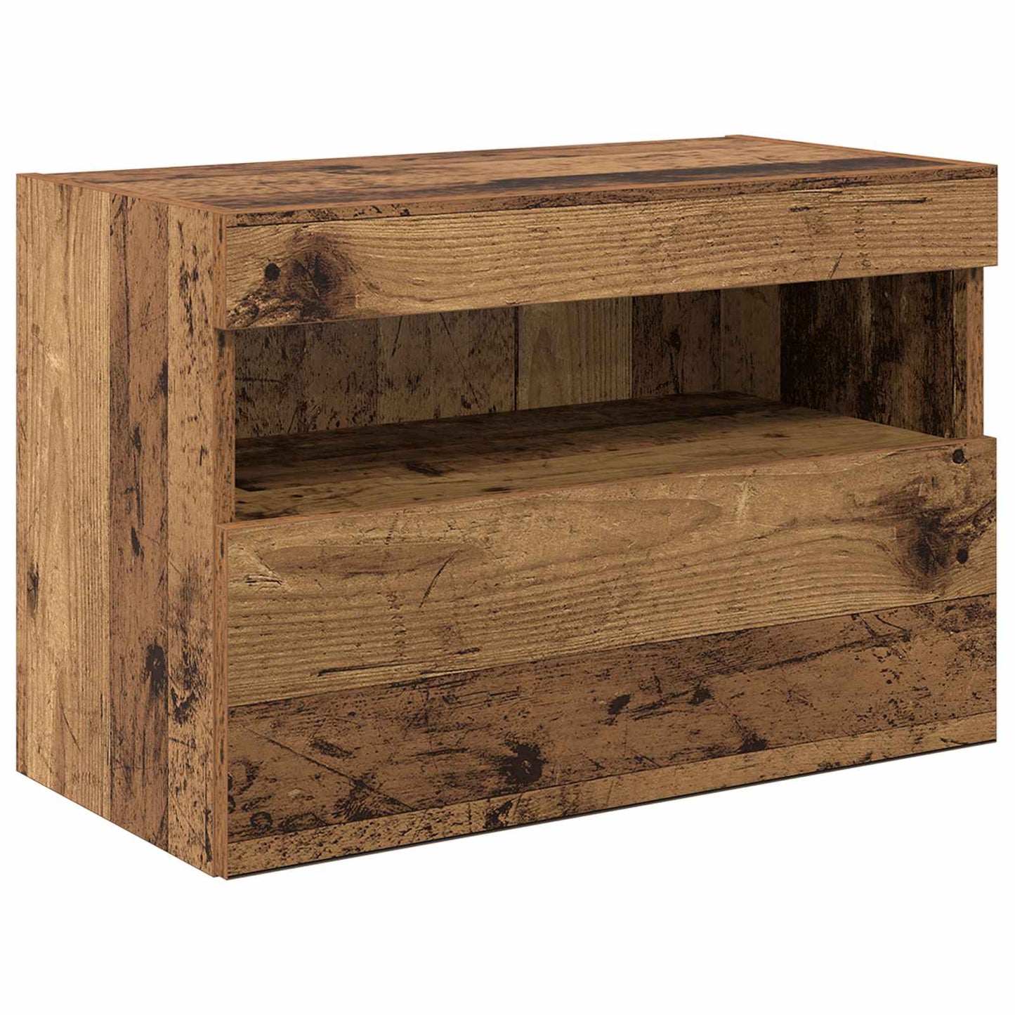 vidaXL Μονάδες Τοίχου Τηλεόρασης 6 pcs Παλιό ξύλο Επεξεργασμένο ξύλο