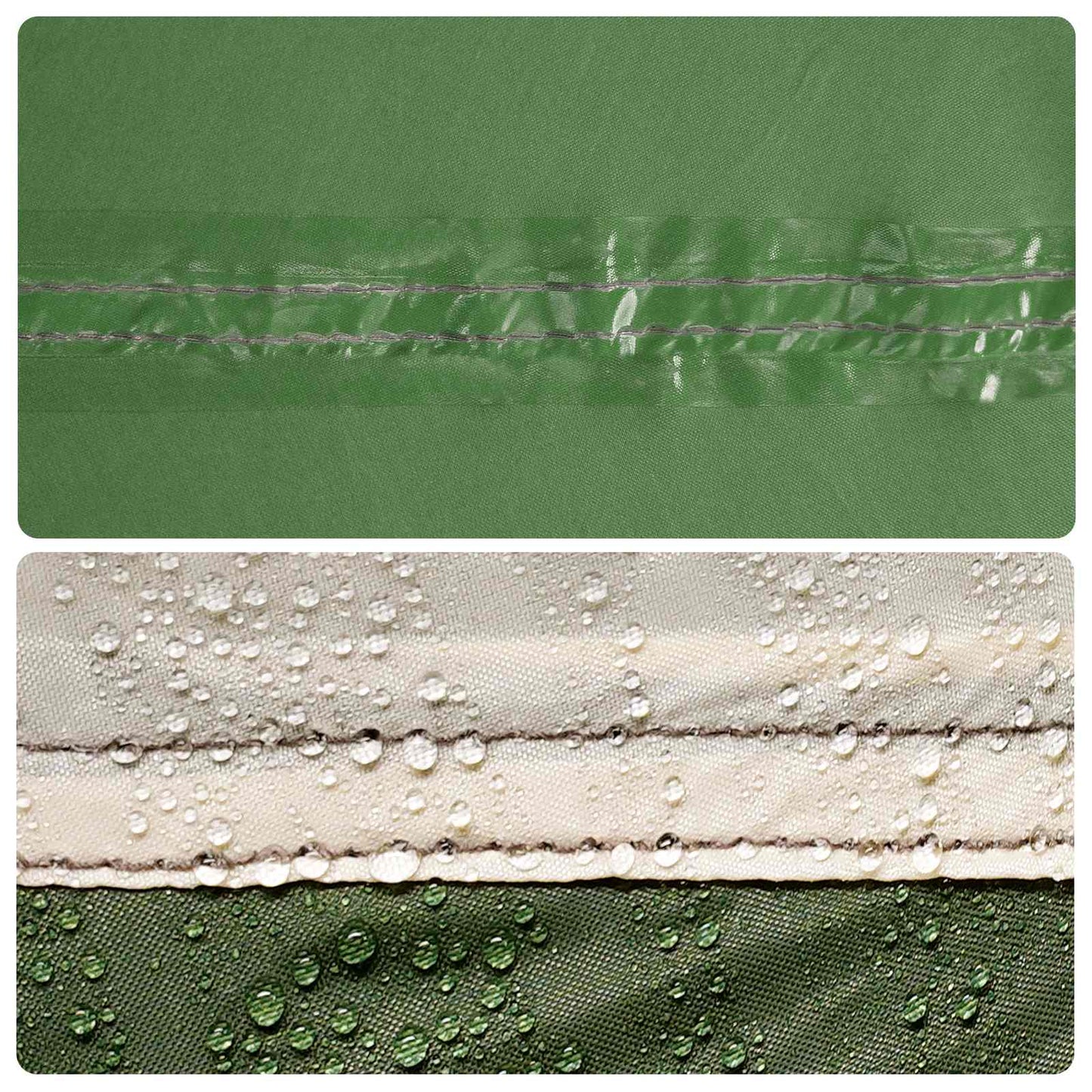 vidaXL Σκηνή τούνελ Πράσινο 560 x 395 x 212 εκ