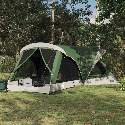 vidaXL Οικογενειακή Σκηνή Πράσινο 550 x 555 x 208 εκ