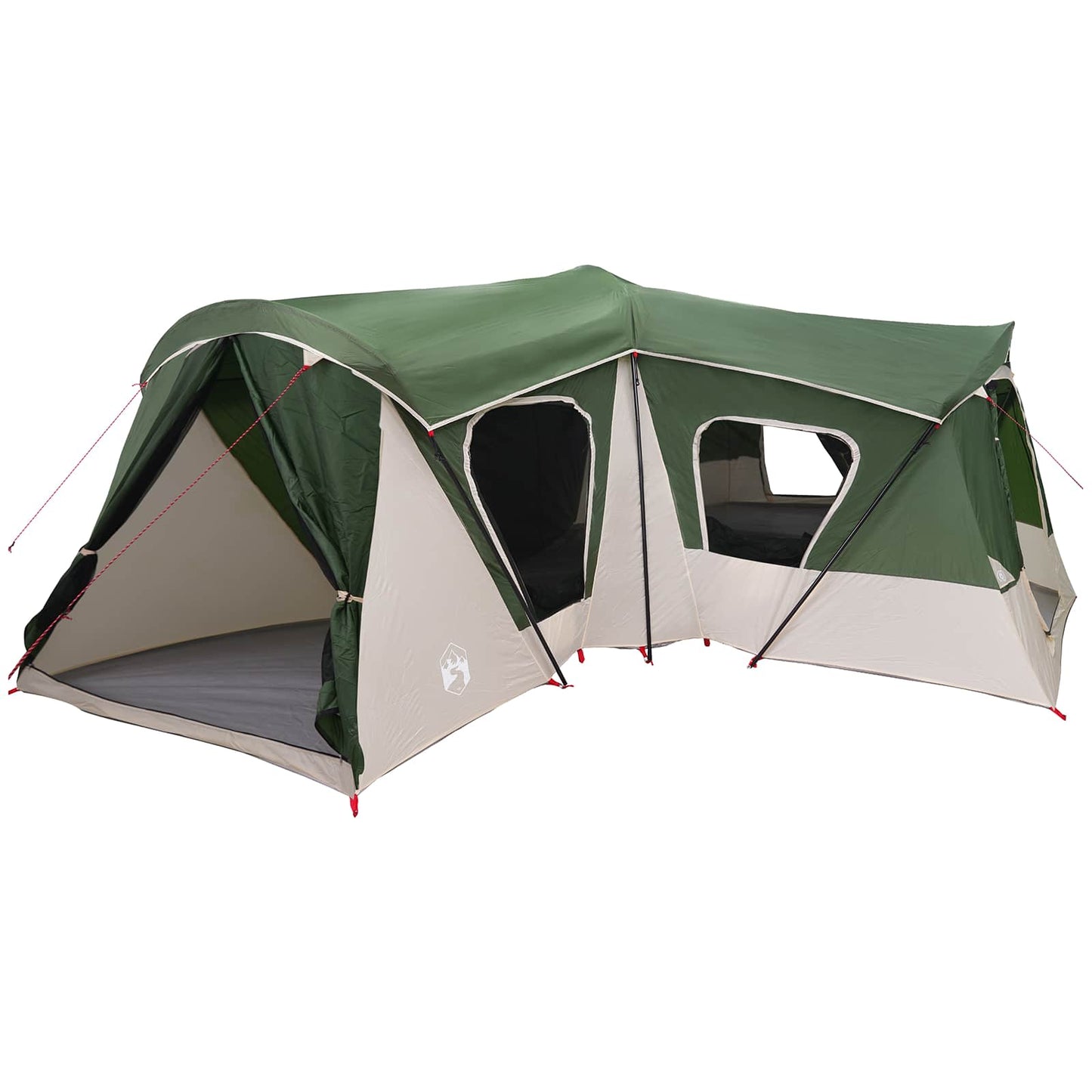 vidaXL Οικογενειακή Σκηνή Πράσινο 610 x 610 x 210 εκ