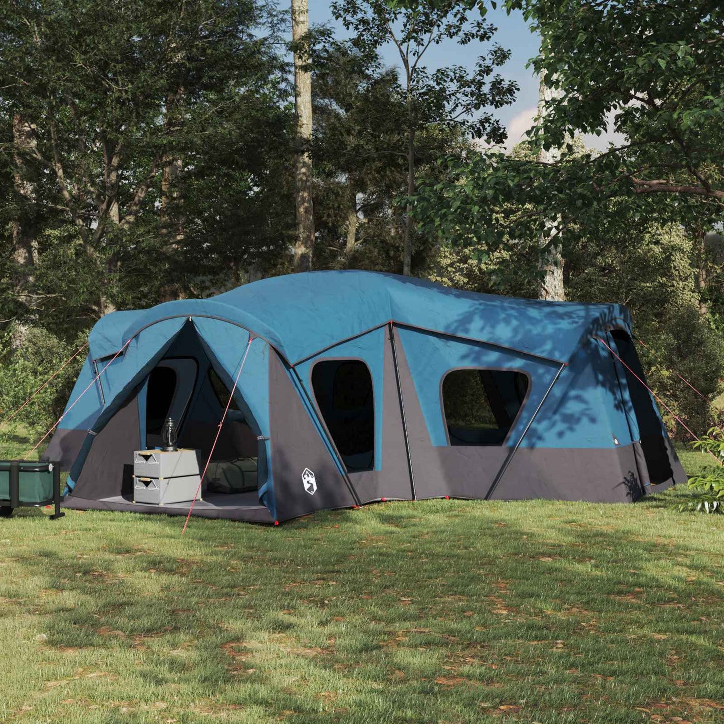vidaXL Οικογενειακή Σκηνή Μπλε 610 x 610 x 210 εκ
