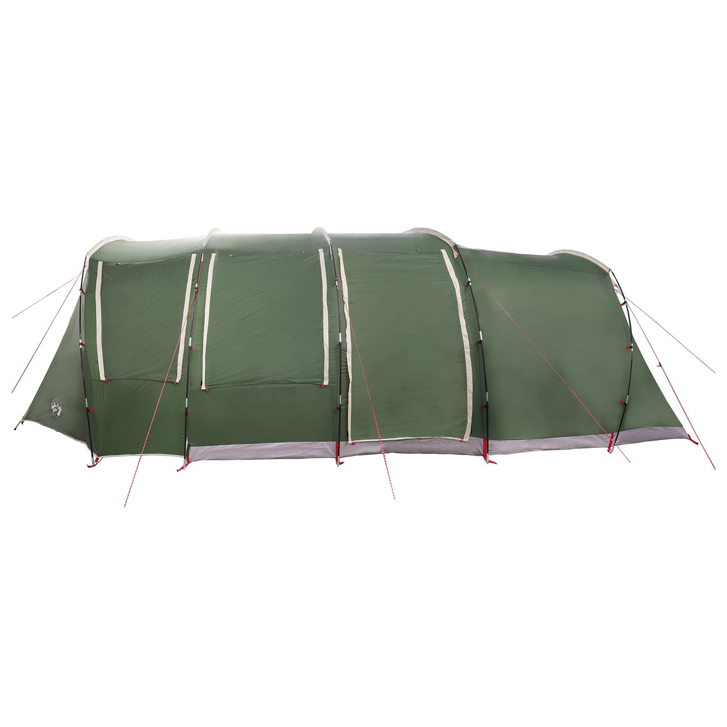 vidaXL Σκηνή τούνελ Πράσινο 675 x 392 x 210 cm