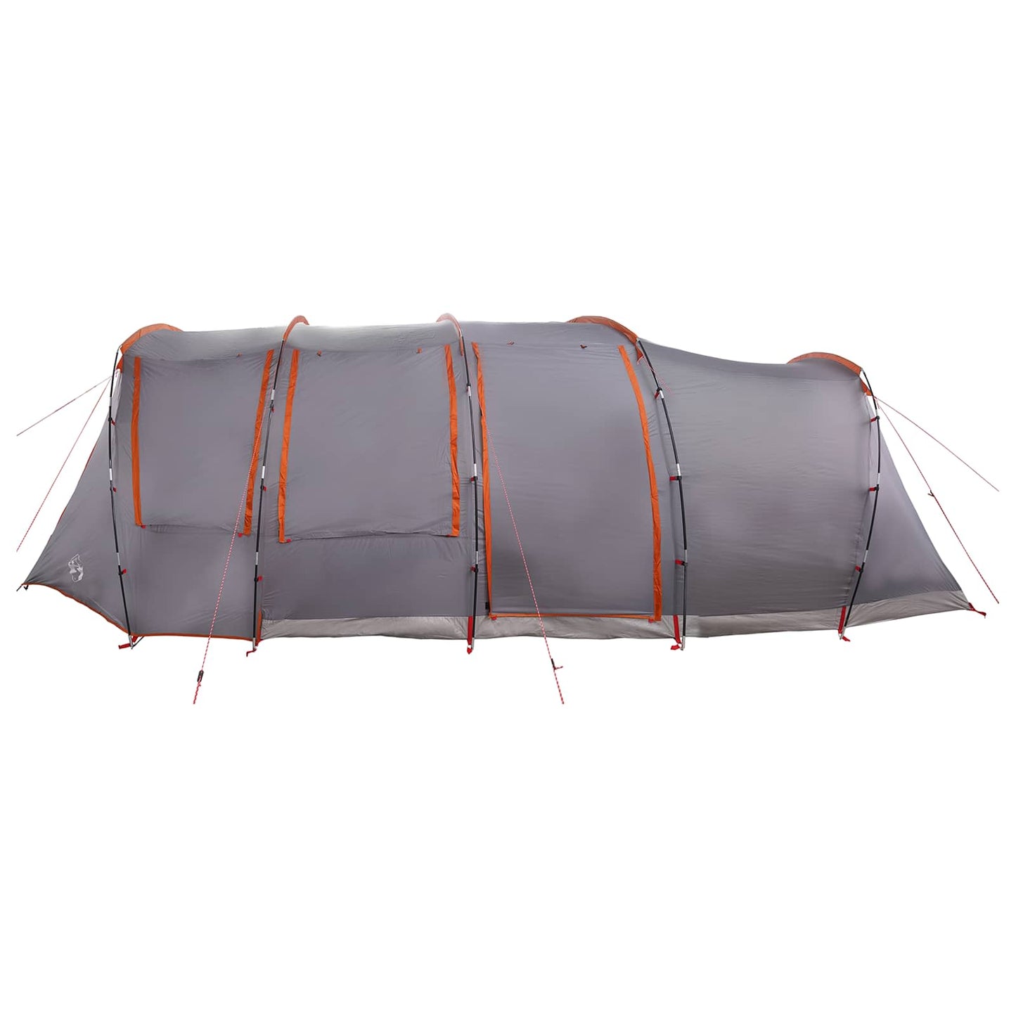 vidaXL Σκηνή τούνελ Γκρι και Πορτοκαλί 675 x 392 x 210 cm