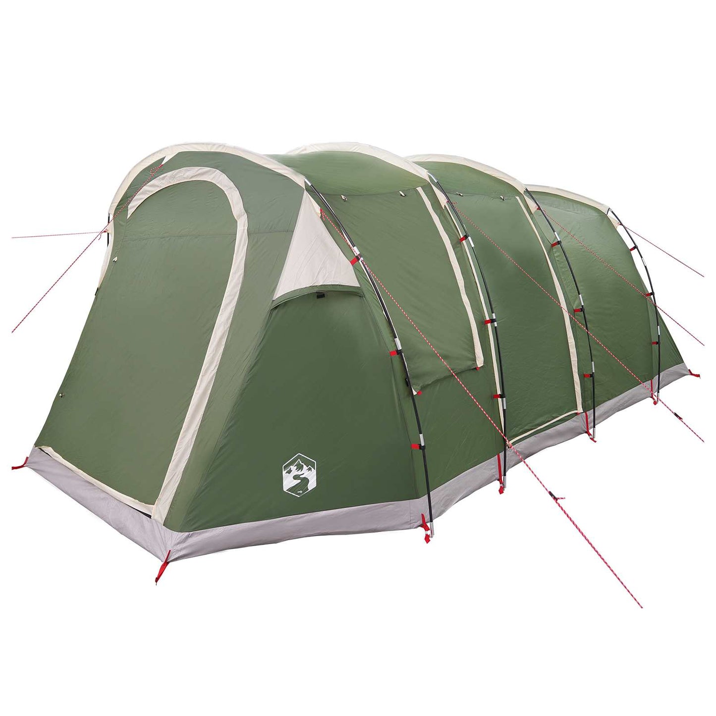 vidaXL Σκηνή τούνελ Πράσινο 505 x 330 x 204 cm