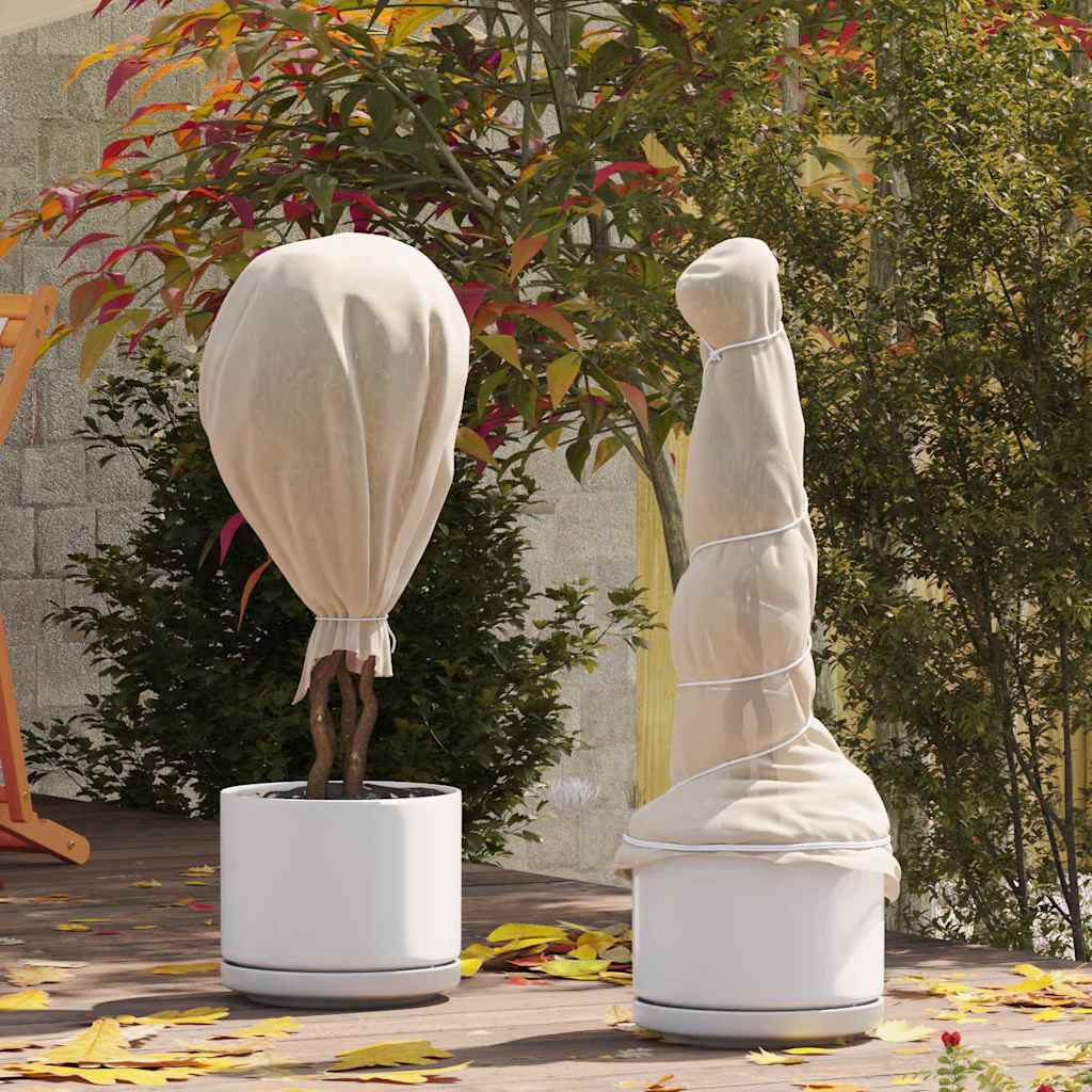 vidaXL Φλις Προστασίας Φυτού από Παγετό Μπεζ 20 x 1,6 μ