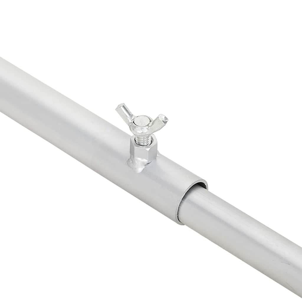 vidaXL κατάλληλο για επίπεδη στήριξη ταπήτων 3 pcs Ασημί 130-210 εκ