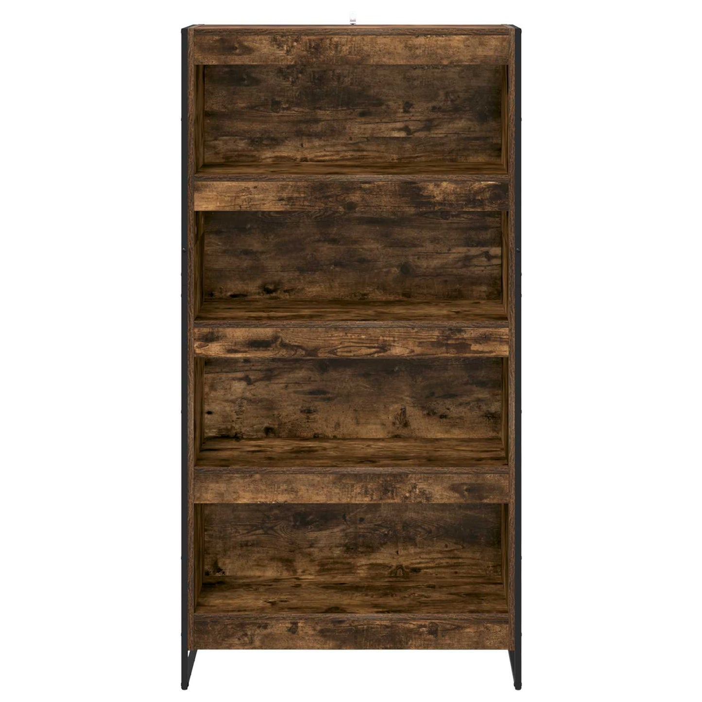 vidaXL Βιβλιοθήκη 2 pcs Καπνιστό Δρύς 80 x 30 x 155 εκ