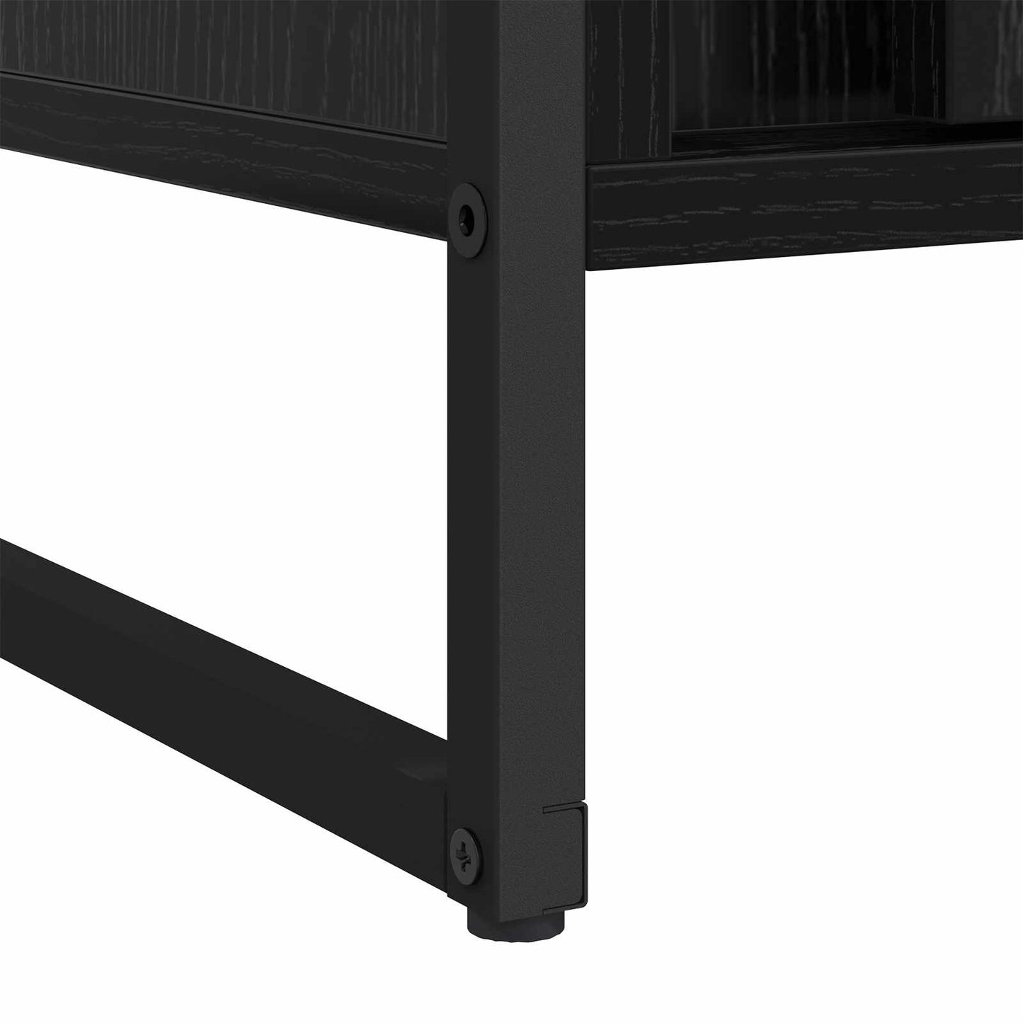 vidaXL Ντουλάπα 2 pcs Μαύρη Οξυά 50 x 50 x 200 cm Επεξεργασμένο ξύλο