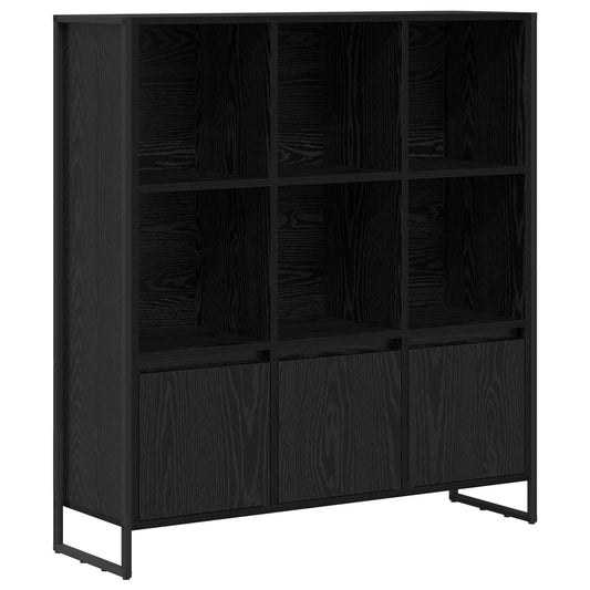vidaXL Βιβλιοθήκη 2 pcs Μαύρη Οξυά 99,5 x 30 x 108 εκ.