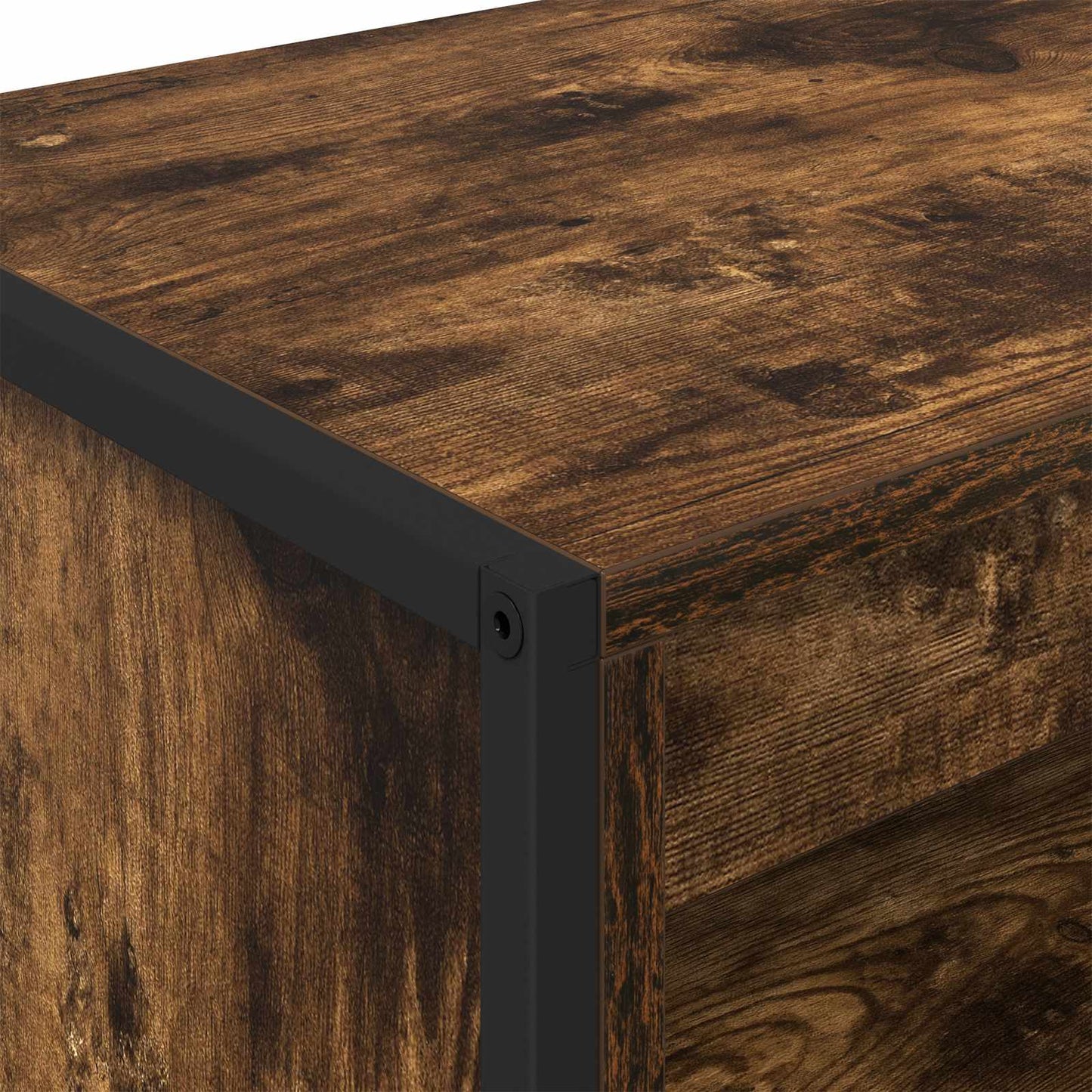 vidaXL Ψηλά Ντουλάπια 2 pcs Καπνιστό Δρύς 60 x 36 x 300 εκ.