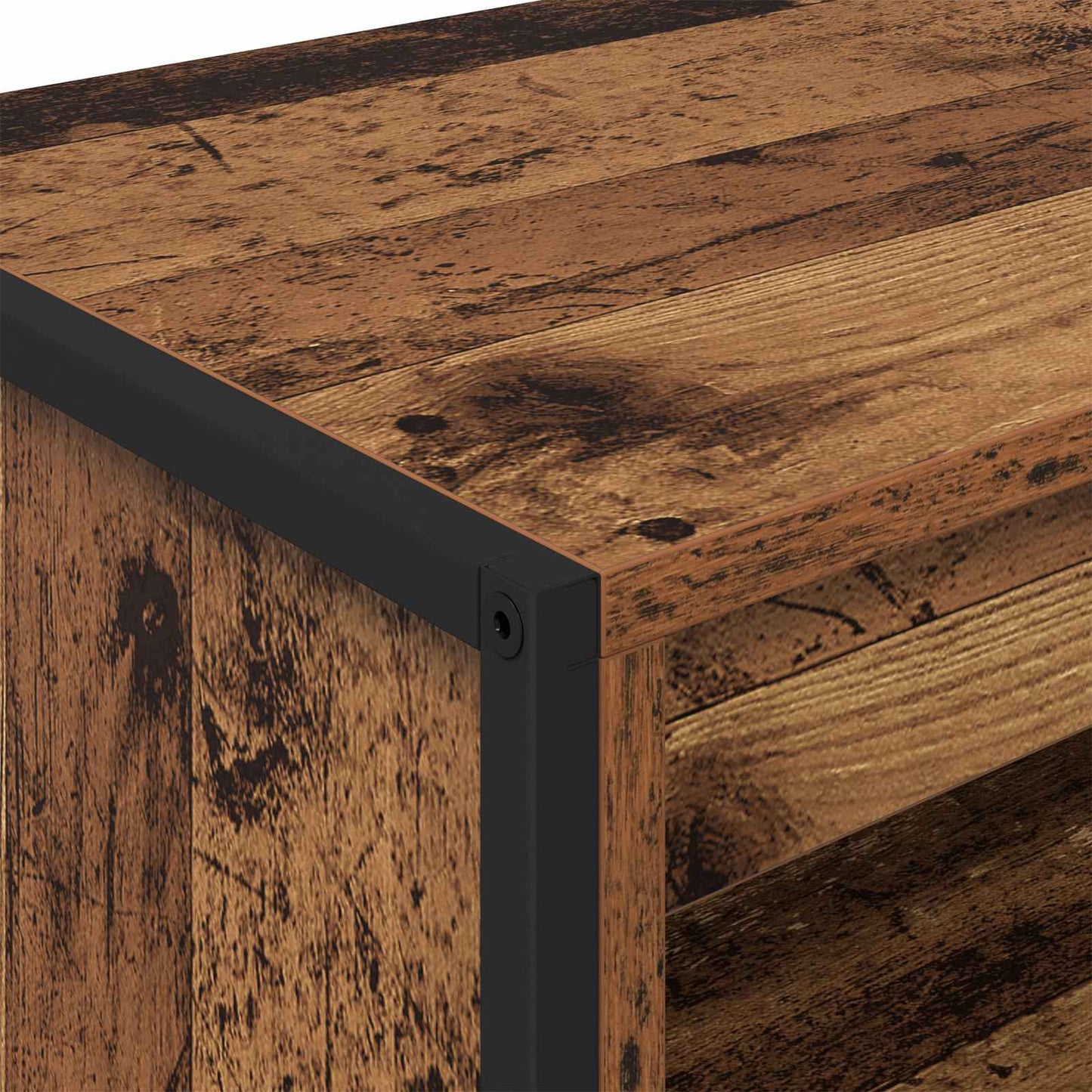 vidaXL Ψηλά Ντουλάπια 2 pcs Παλιό Ξύλο 60 x 36 x 300 εκ.