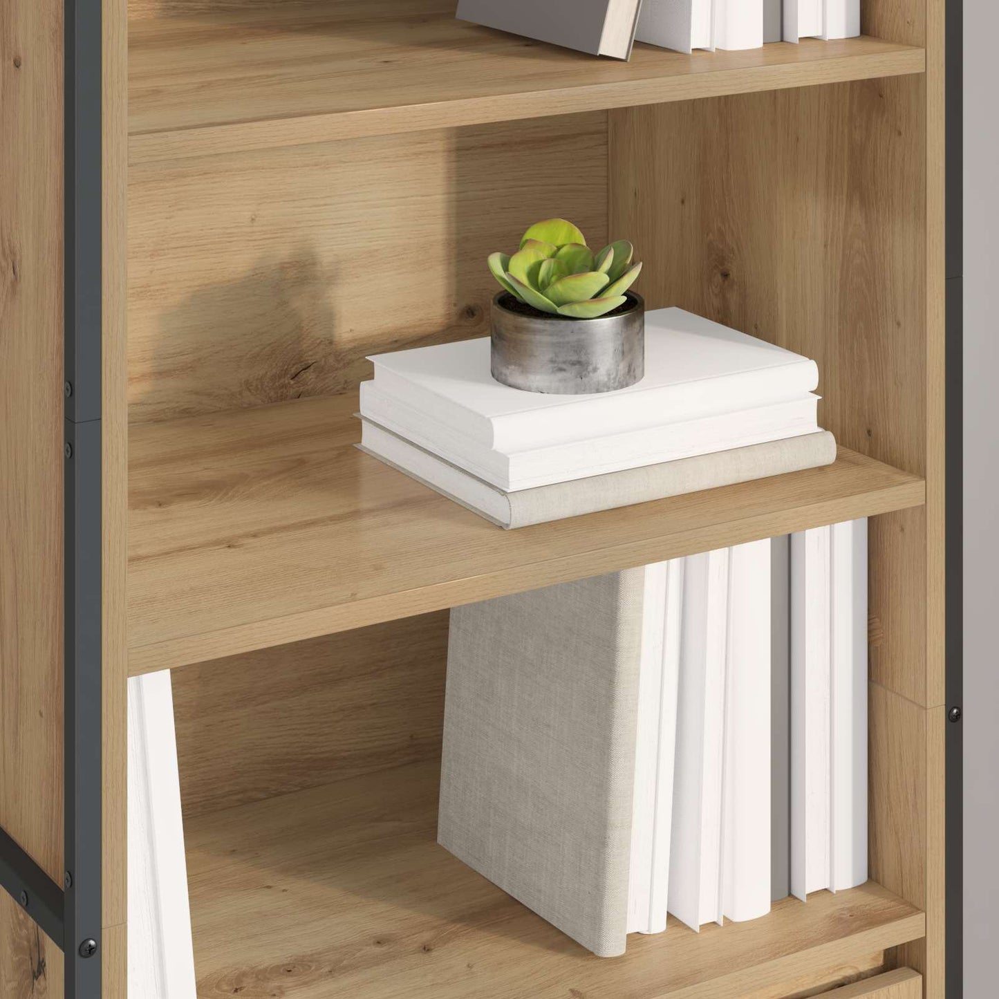 vidaXL Ψηλά Ντουλάπια 2 pcs Καρυδιά Χειροποίητης Εργασίας