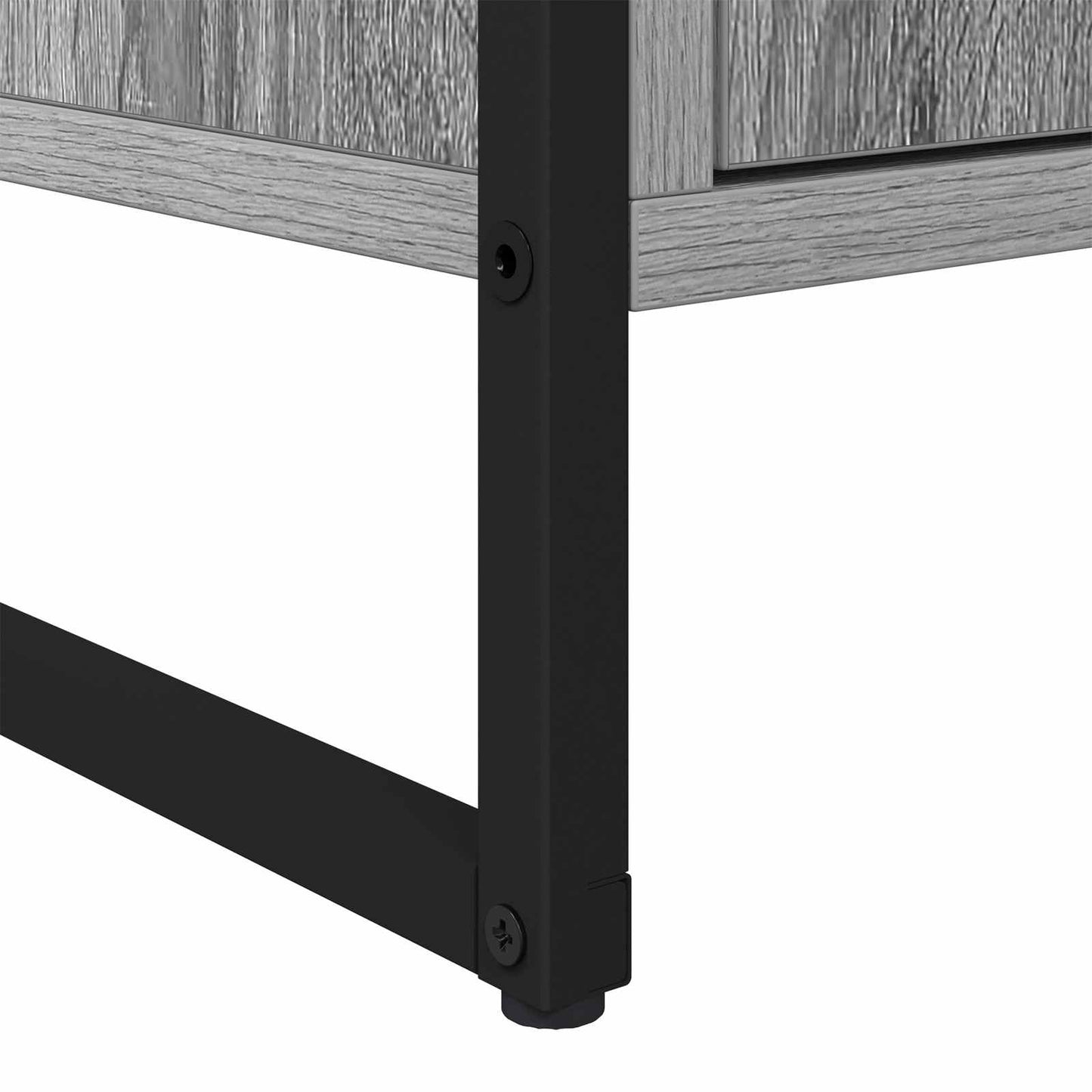 vidaXL Πλαϊνό γραφείο 2 pcs Γκρίζο Σονομα 81 x 36 x 150.5 εκ.