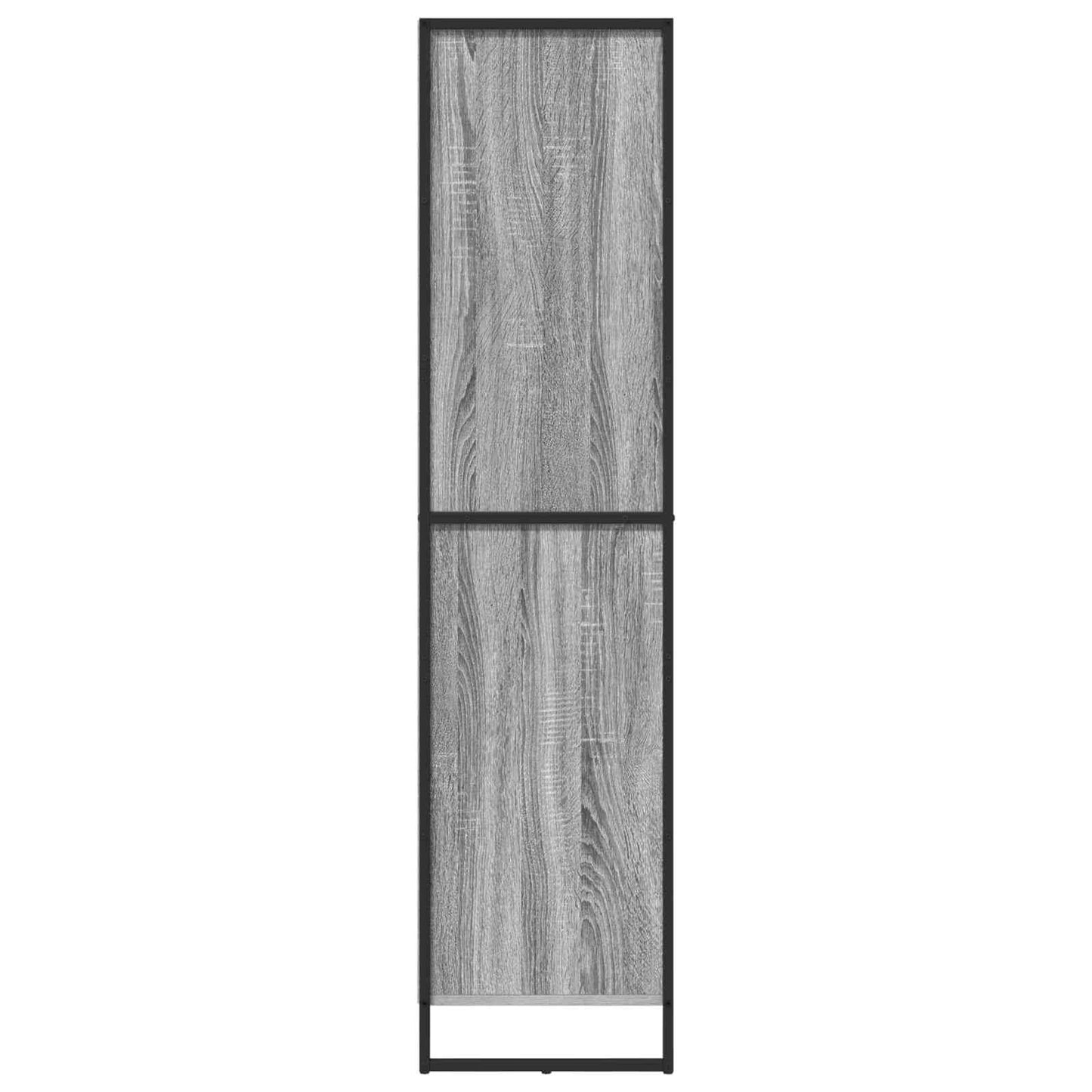 vidaXL Πλαϊνό γραφείο 2 pcs Γκρίζο Σονομα 81 x 36 x 150.5 εκ.