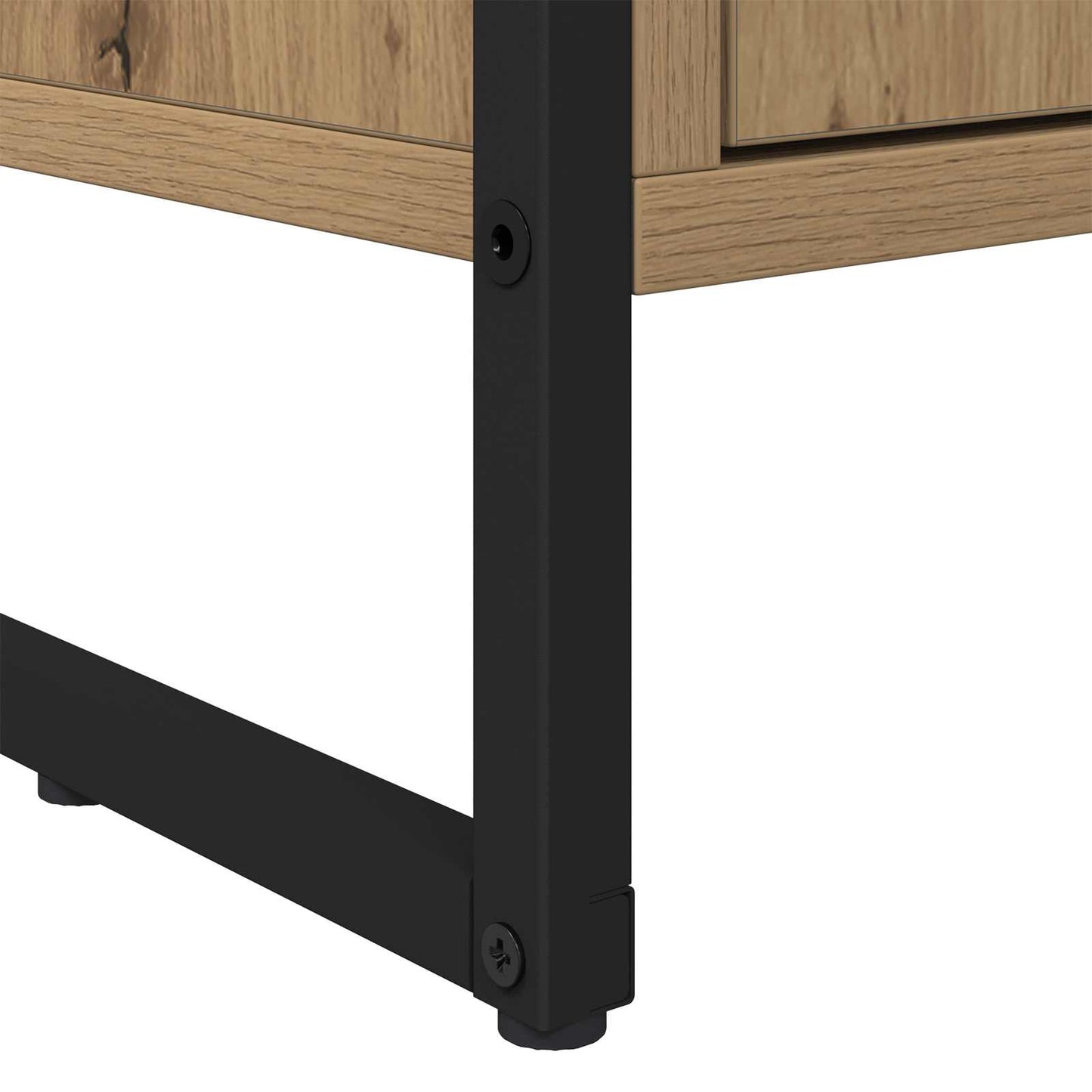 vidaXL Ψηλά Ντουλάπια 2 pcs Καρυδιά Χειροποίητης Εργασίας