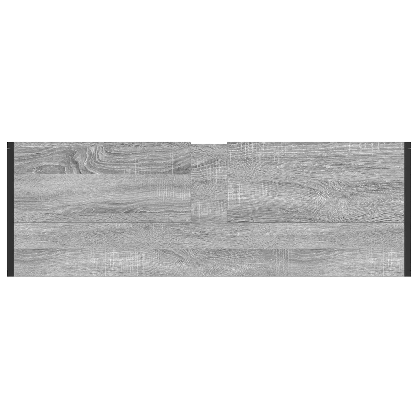 vidaXL Σετ Επίπλων Μπάνιου με συρτάρι Γκρίζο Σονομα Επεξεργασμένο ξύλο