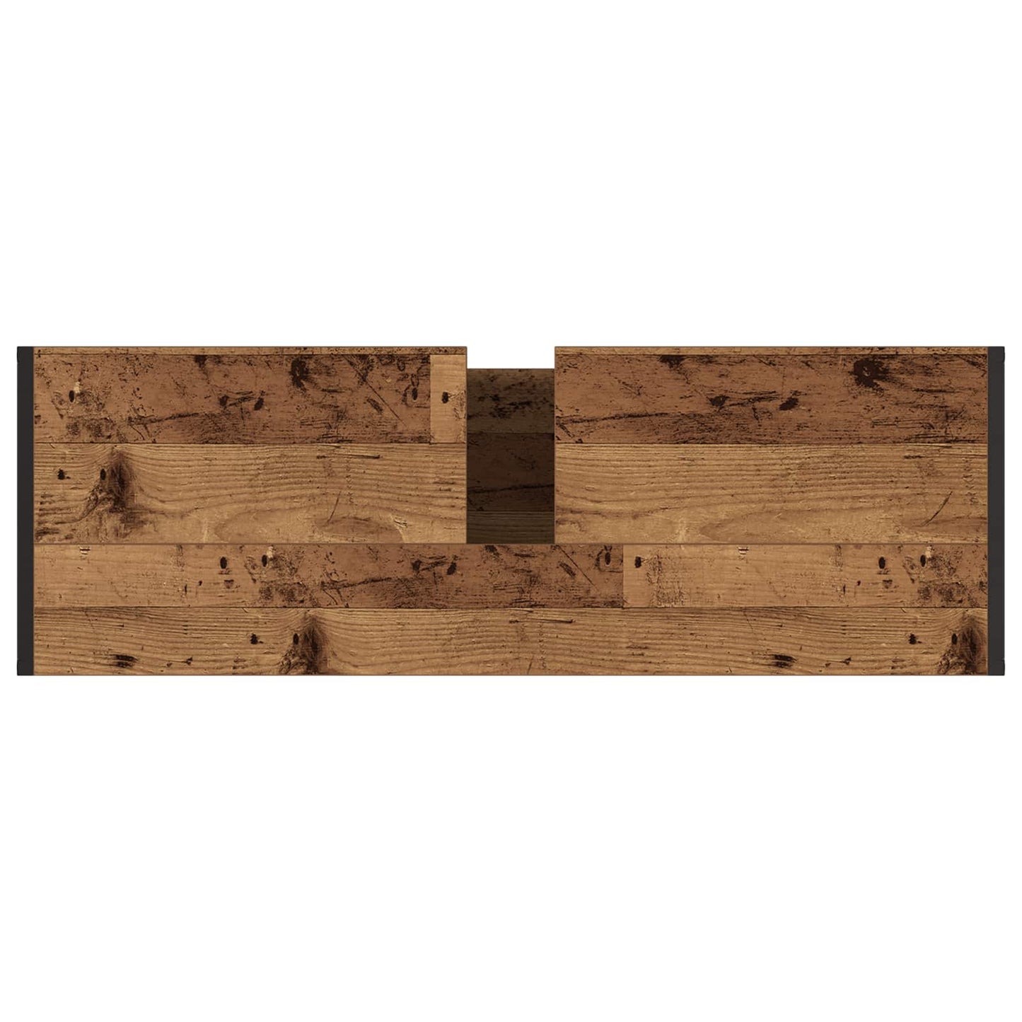 vidaXL Σετ Επίπλων Μπάνιου με συρτάρι Παλιό ξύλο Επεξεργασμένο ξύλο