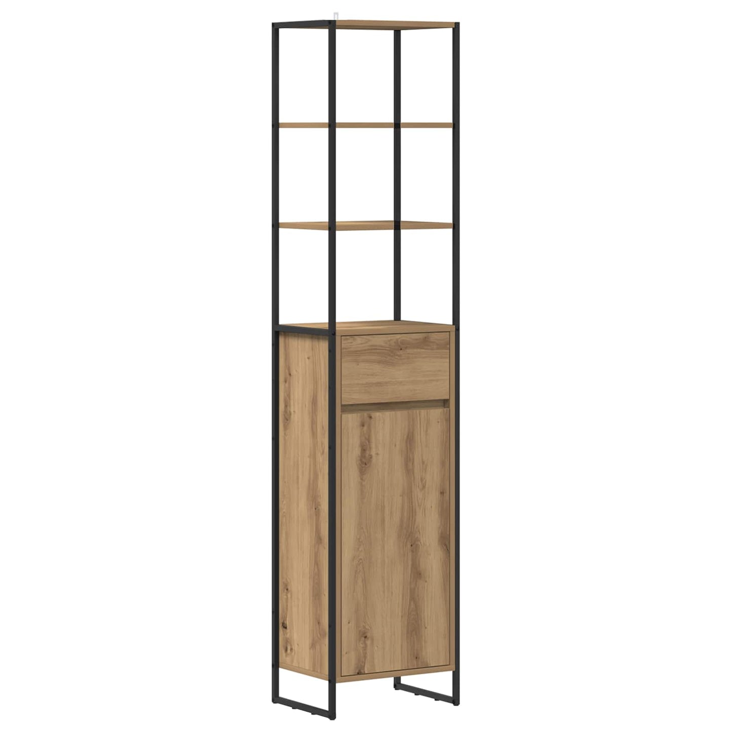 vidaXL Σετ Επίπλων Μπάνιου 4 τεμ. Artisan Oak Επεξεργασμένο Ξύλο