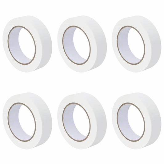 vidaXL Ταινίες Μάσκας για Ζωγράφους 6 pcs Λευκό 30mm x 50m Χαρτί