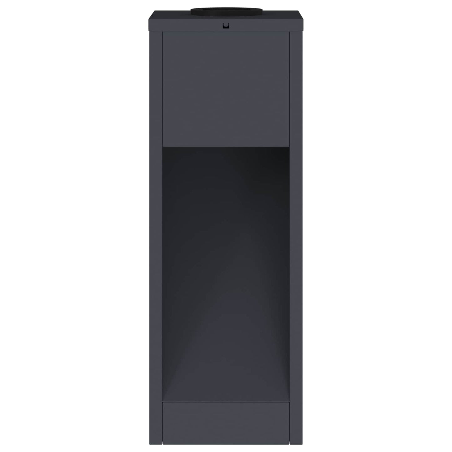 vidaXL Φωτιστικό Ηλιακής Ενέργειας LED Διαδρομής 2 pcs Ανθρακί