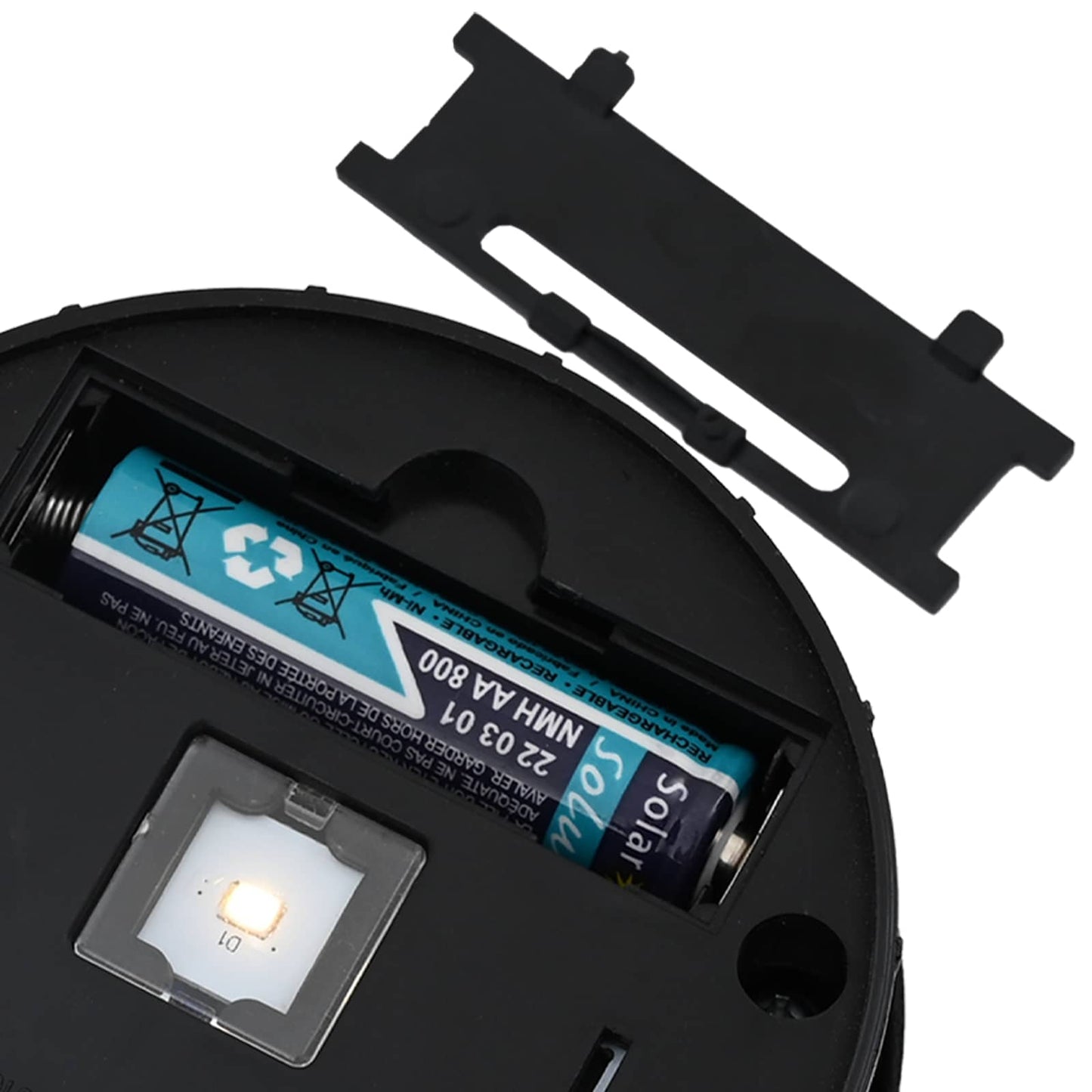 vidaXL Φωτιστικό Ηλιακής Ενέργειας LED Διαδρομής 2 pcs Ασημί