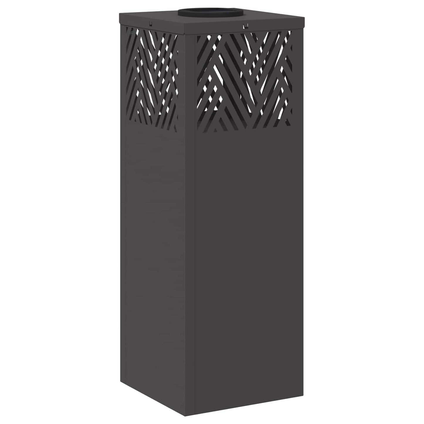 vidaXL Ηλιακό LED Φως Δρόμου 2 pcs Μαύρο Κρύο Ρολαρισμένο Χάλυβα
