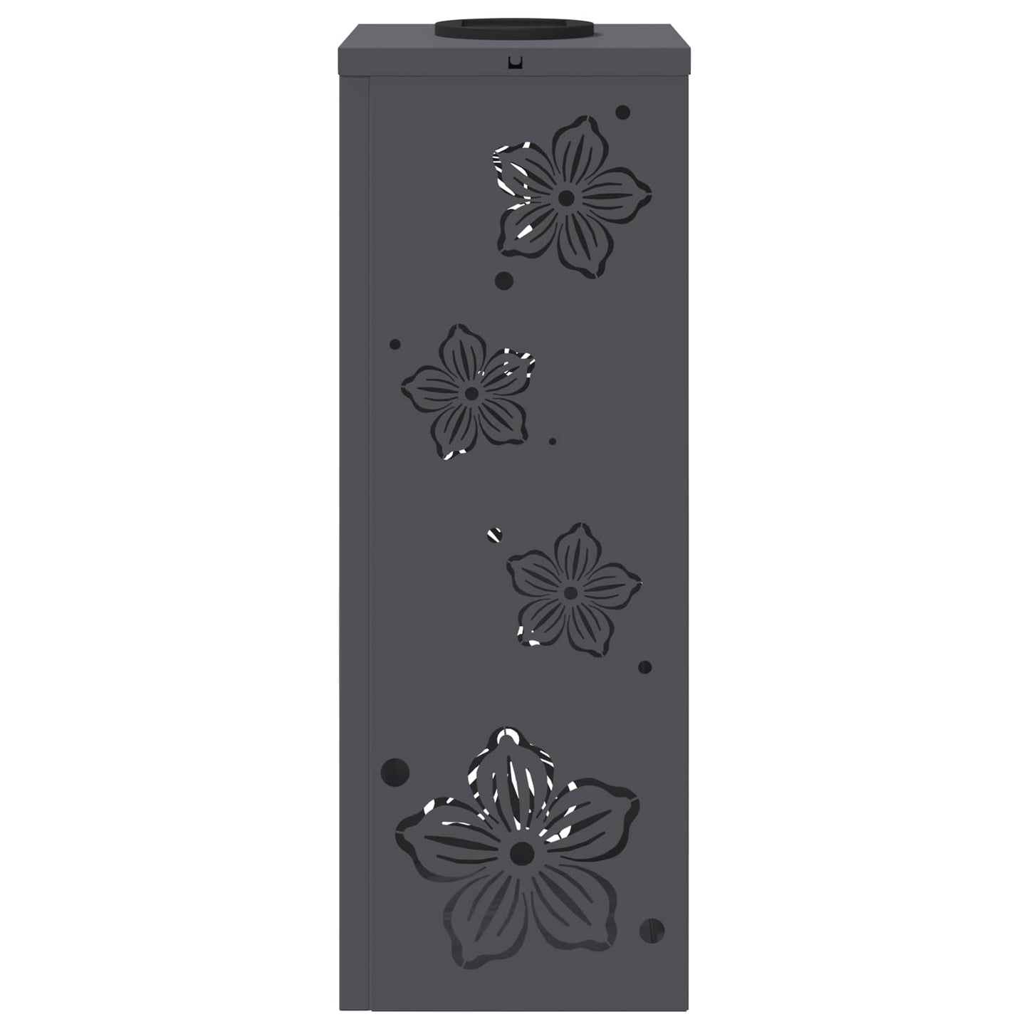 vidaXL Ηλιακό LED Φως Δρόμου 2 pcs Ανθρακί Κρύο Ρολαρισμένο Χάλυβα