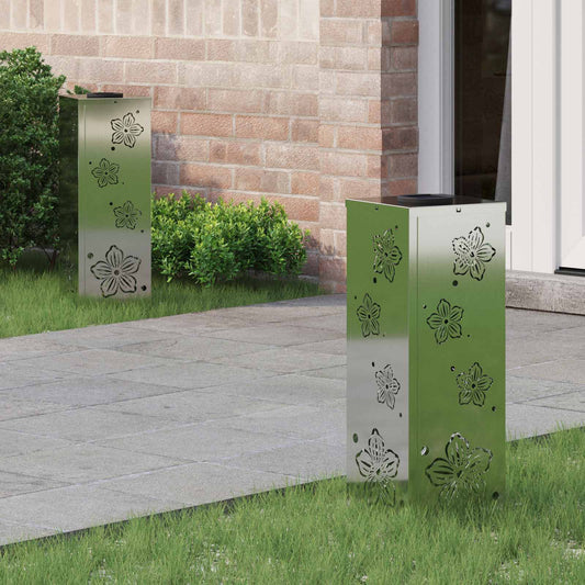 vidaXL Ηλιακό LED Φως Δρόμου 2 pcs Σκ rusty Γαλβανισμένο