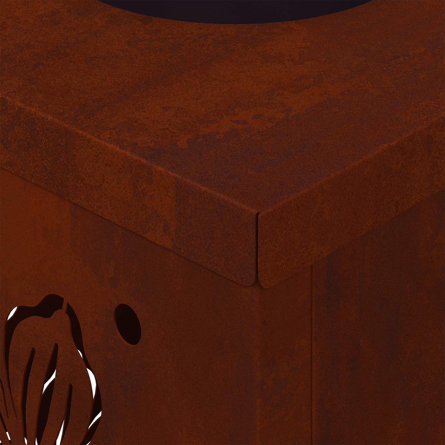 vidaXL Ηλιακό LED Φως Δρόμου 2 pcs Σκ rusty Ατσάλι Σκληρυθέν στον Αέρα