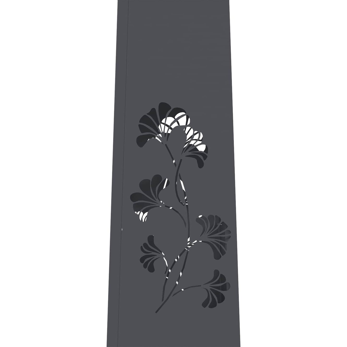 vidaXL Ηλιακό LED Φως Δρόμου 2 pcs Ανθρακί Κρύο Ρολαρισμένο Χάλυβα