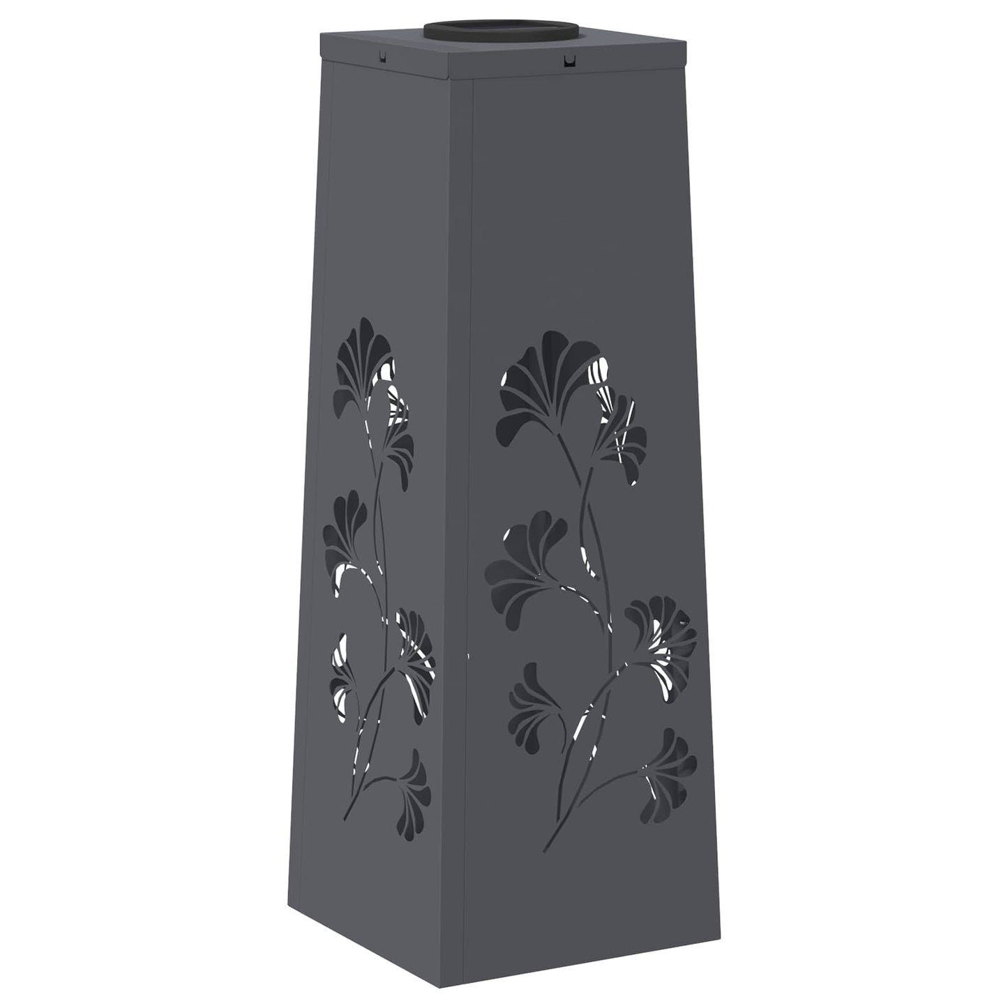 vidaXL Ηλιακό LED Φως Δρόμου 2 pcs Ανθρακί Κρύο Ρολαρισμένο Χάλυβα