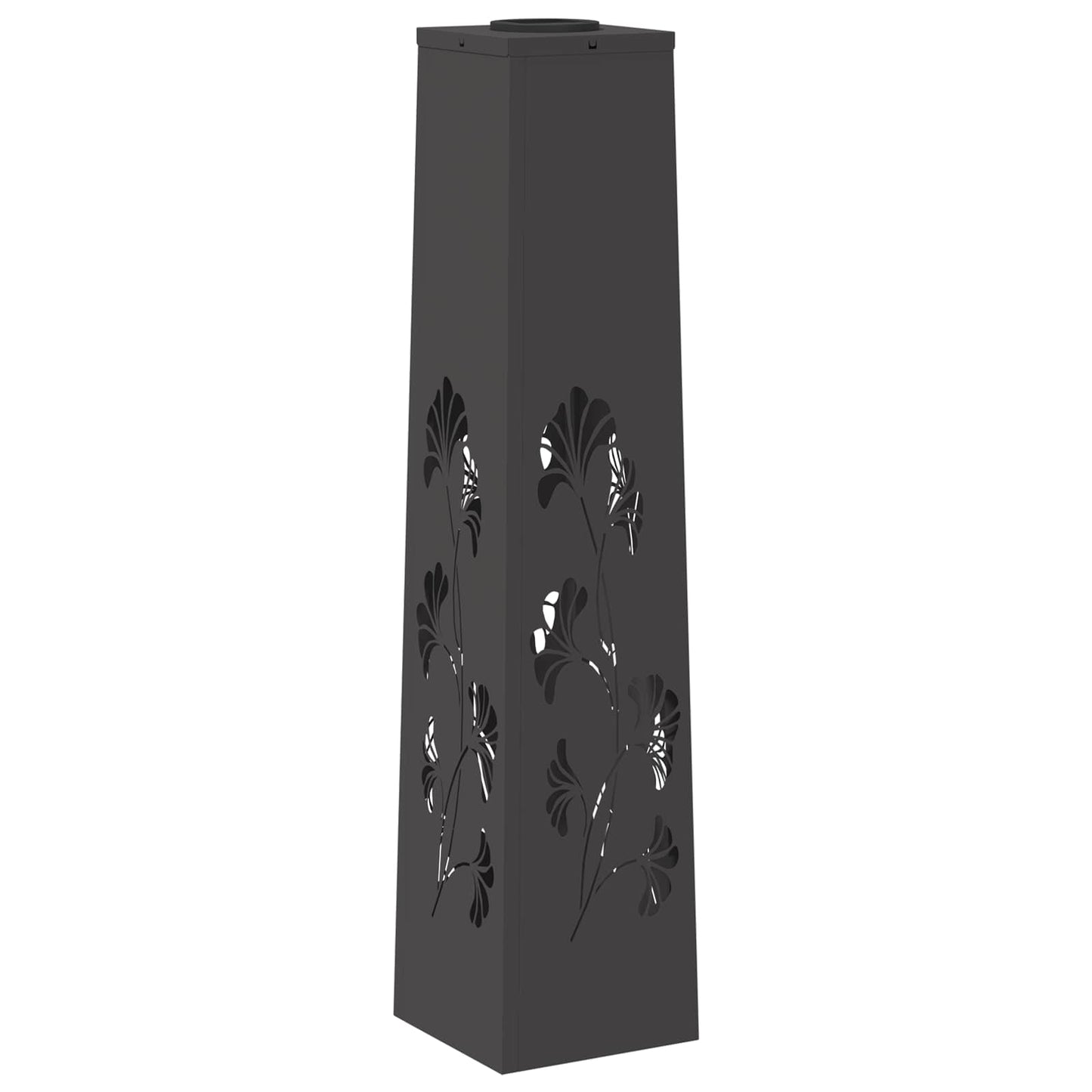 vidaXL Ηλιακό LED Φως Δρόμου 2 pcs Μαύρο Κρύο Ρολαρισμένο Χάλυβα