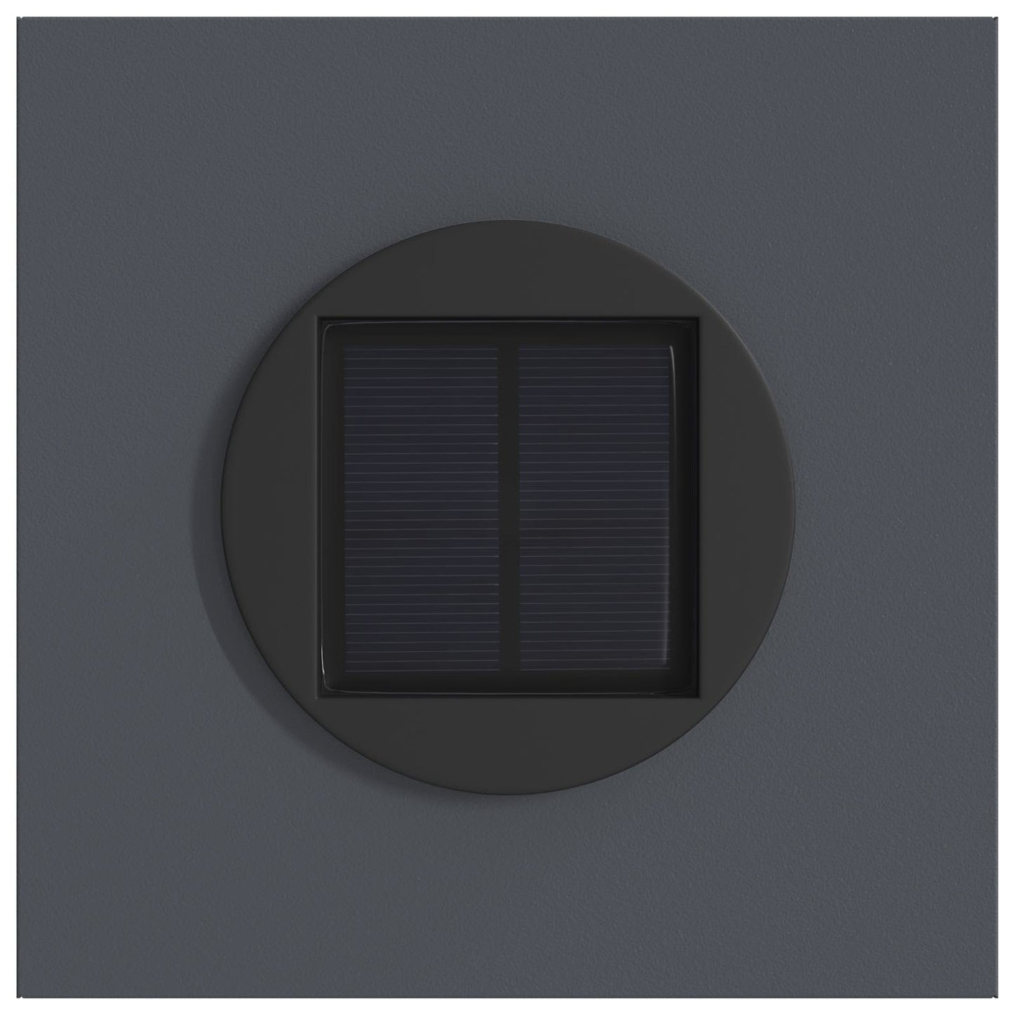 vidaXL Ηλιακό LED Φως Δρόμου 2 pcs Ανθρακί Κρύο Ρολαρισμένο Χάλυβα