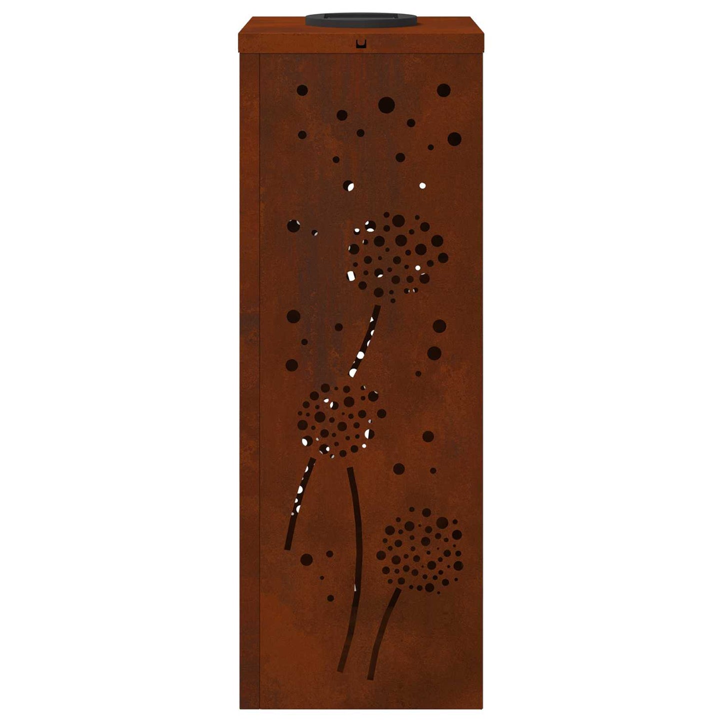 vidaXL Ηλιακό LED Φως Δρόμου 2 pcs Χάλυβας Corten Χάλυβας Corten