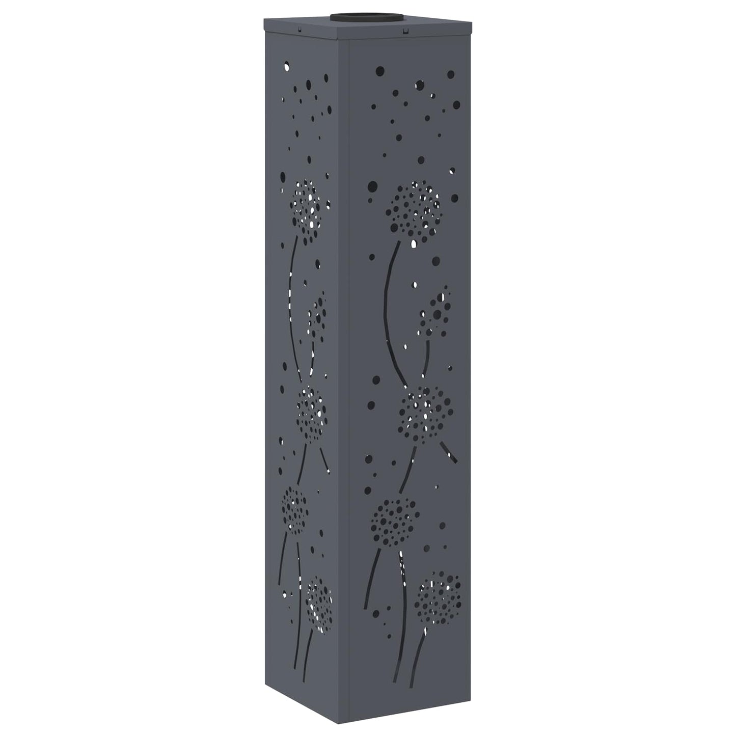 vidaXL Ηλιακό LED Φως Δρόμου 2 pcs Ανθρακί Κρύο Ρολαρισμένο Χάλυβα