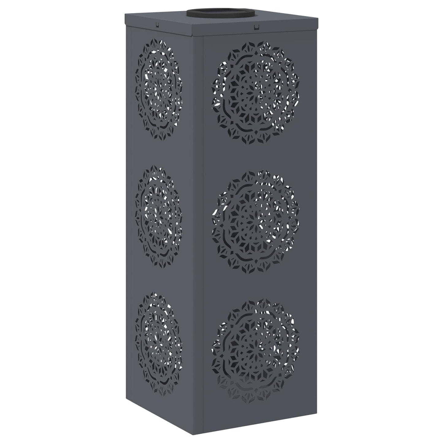 vidaXL Ηλιακό LED Φως Δρόμου 2 pcs Ανθρακί Κρύο Ρολαρισμένο Χάλυβα