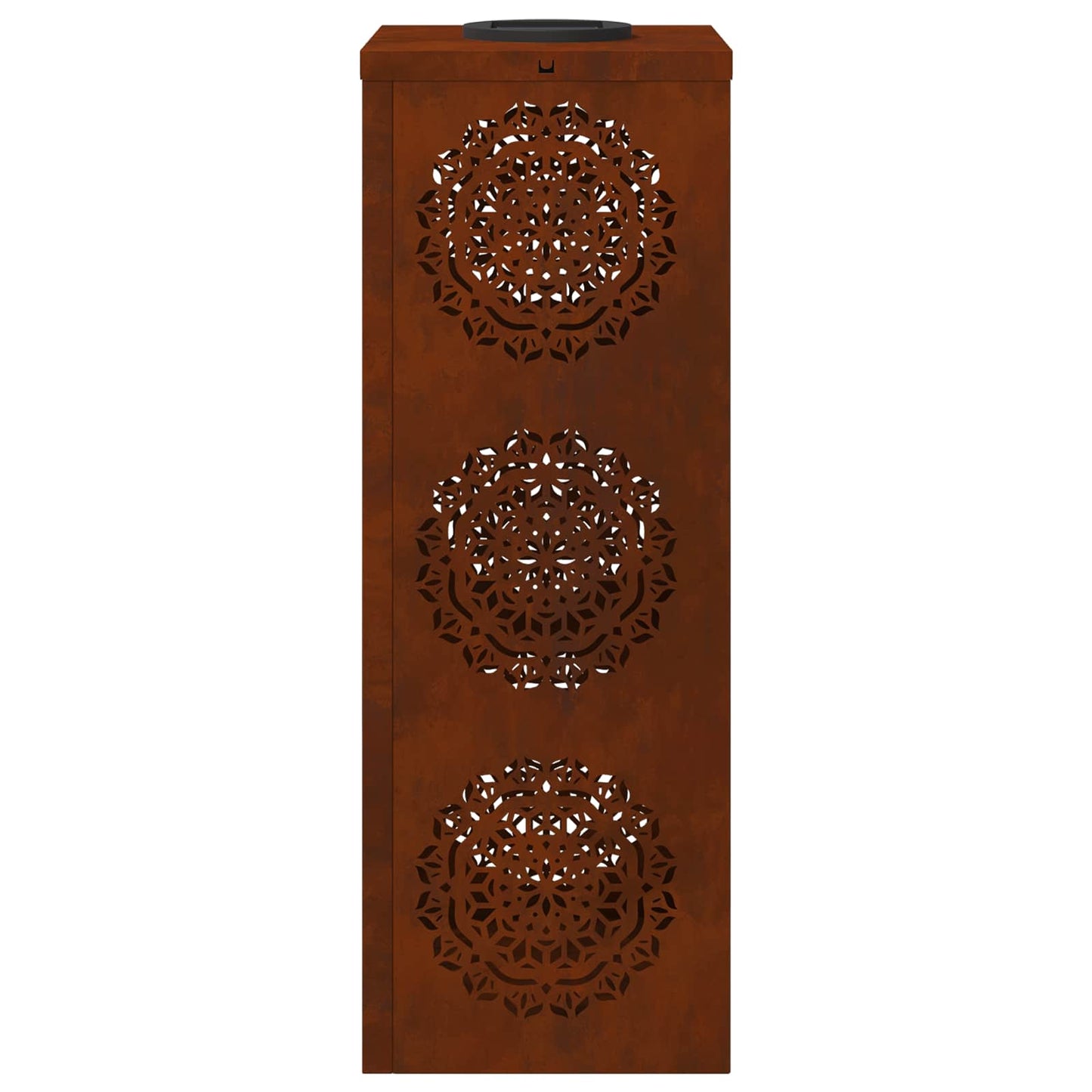 vidaXL Ηλιακό LED Φως Δρόμου 2 pcs Χάλυβας Corten Χάλυβας Corten