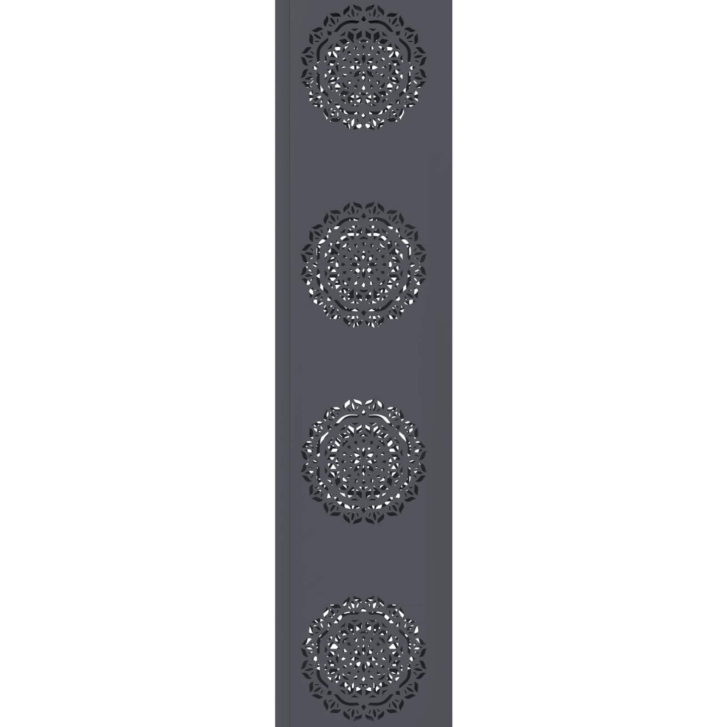 vidaXL Ηλιακό LED Φως Δρόμου 2 pcs Ανθρακί Κρύο Ρολαρισμένο Χάλυβα